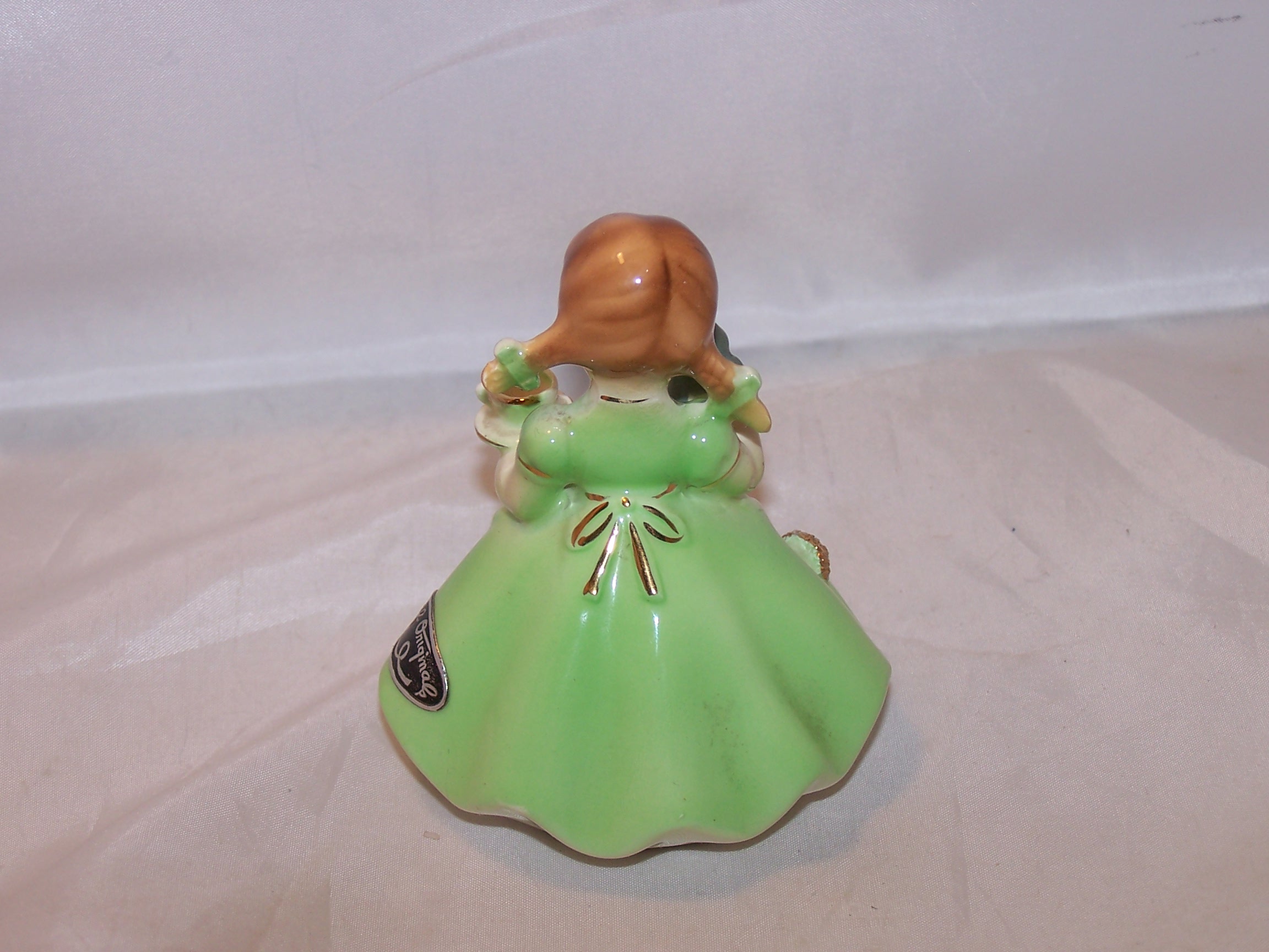 Image 2 of    Josef Originals Tea Time Girl, Green Dress, Japan 