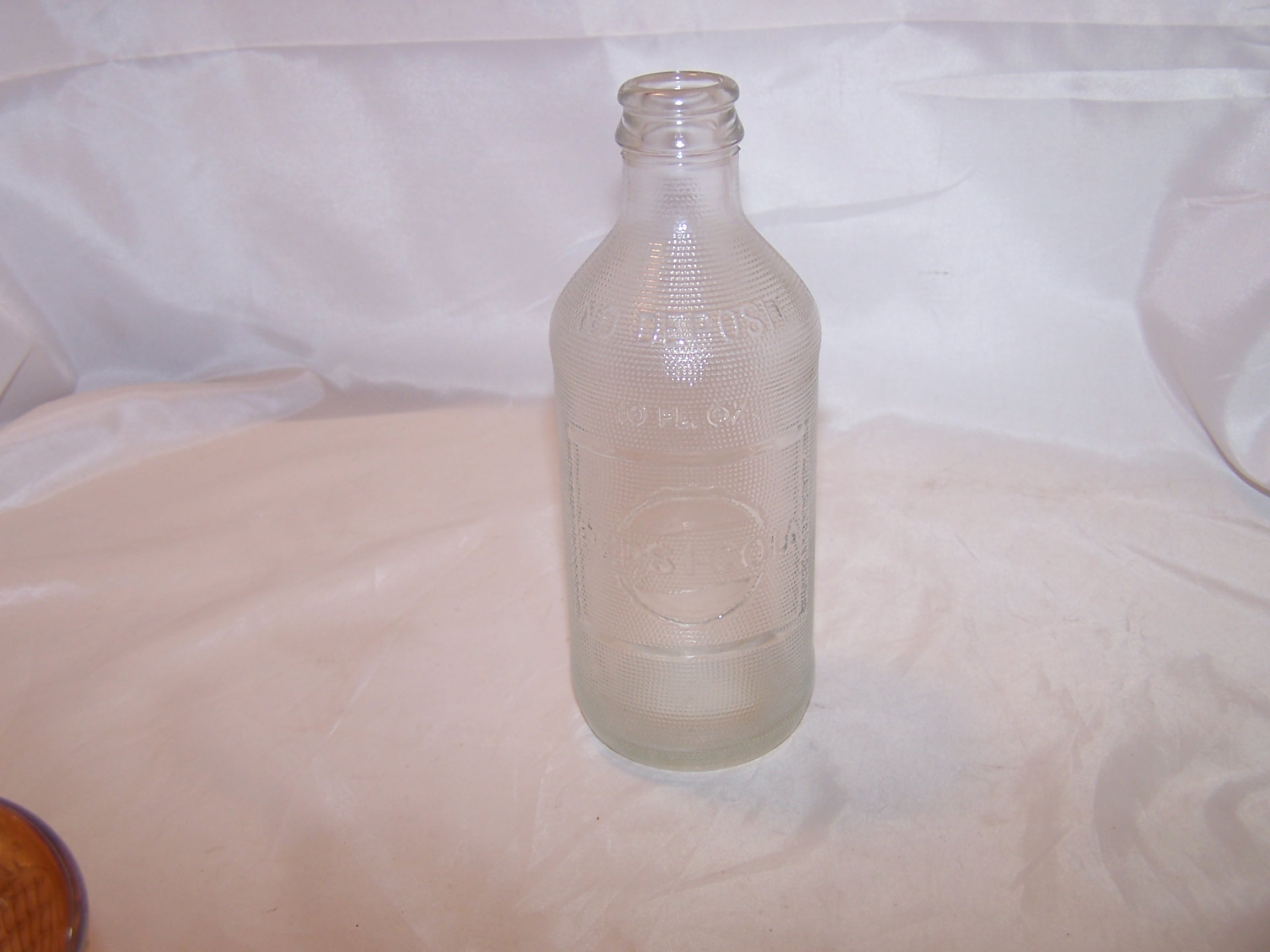 Image 3 of Pepsi Pop Bottle, Vintage, Textured Glass, 10 oz CK-187760