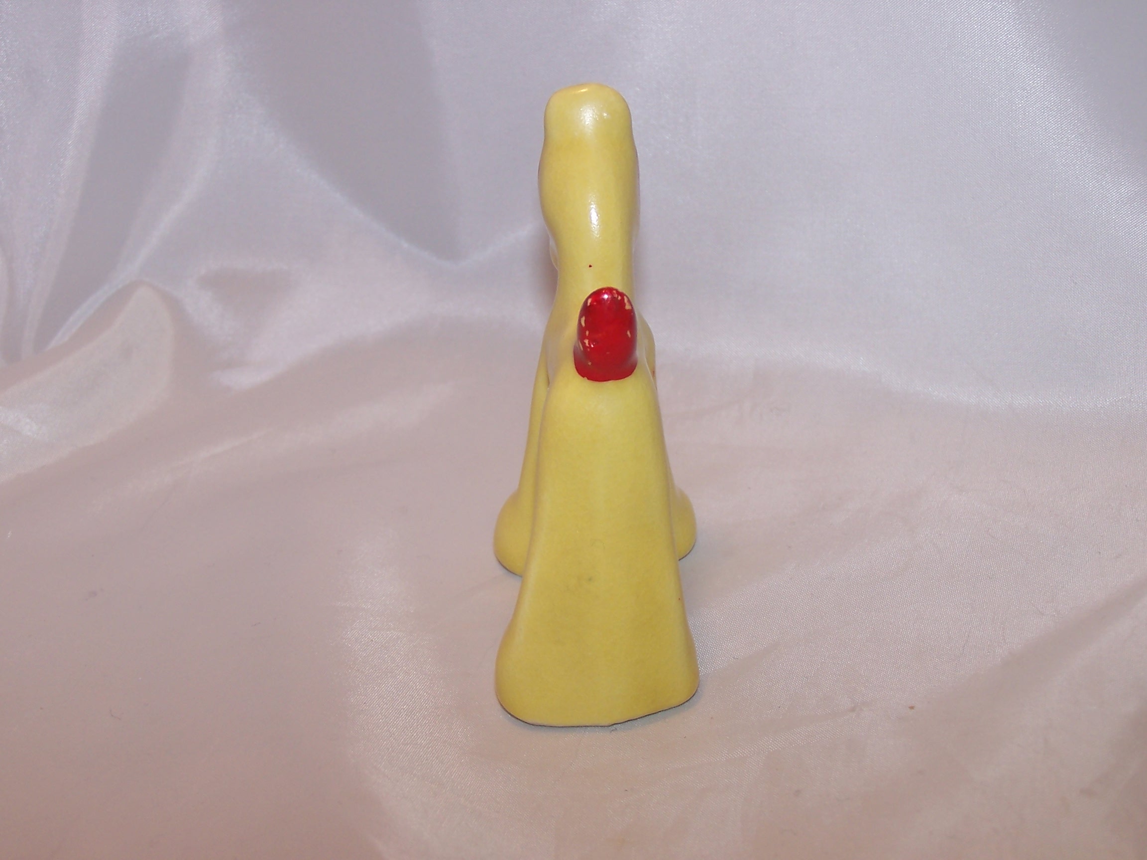 Image 1 of Art Deco Horse Figurine, Yellow, Red