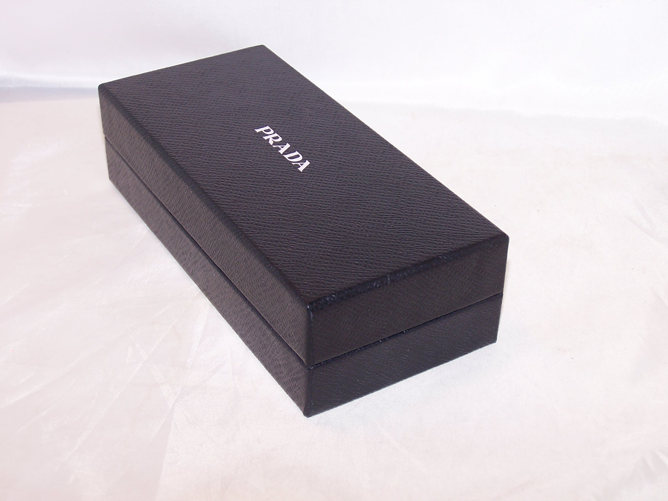 Image 2 of Prada Box, Black w Silver, Rectangular