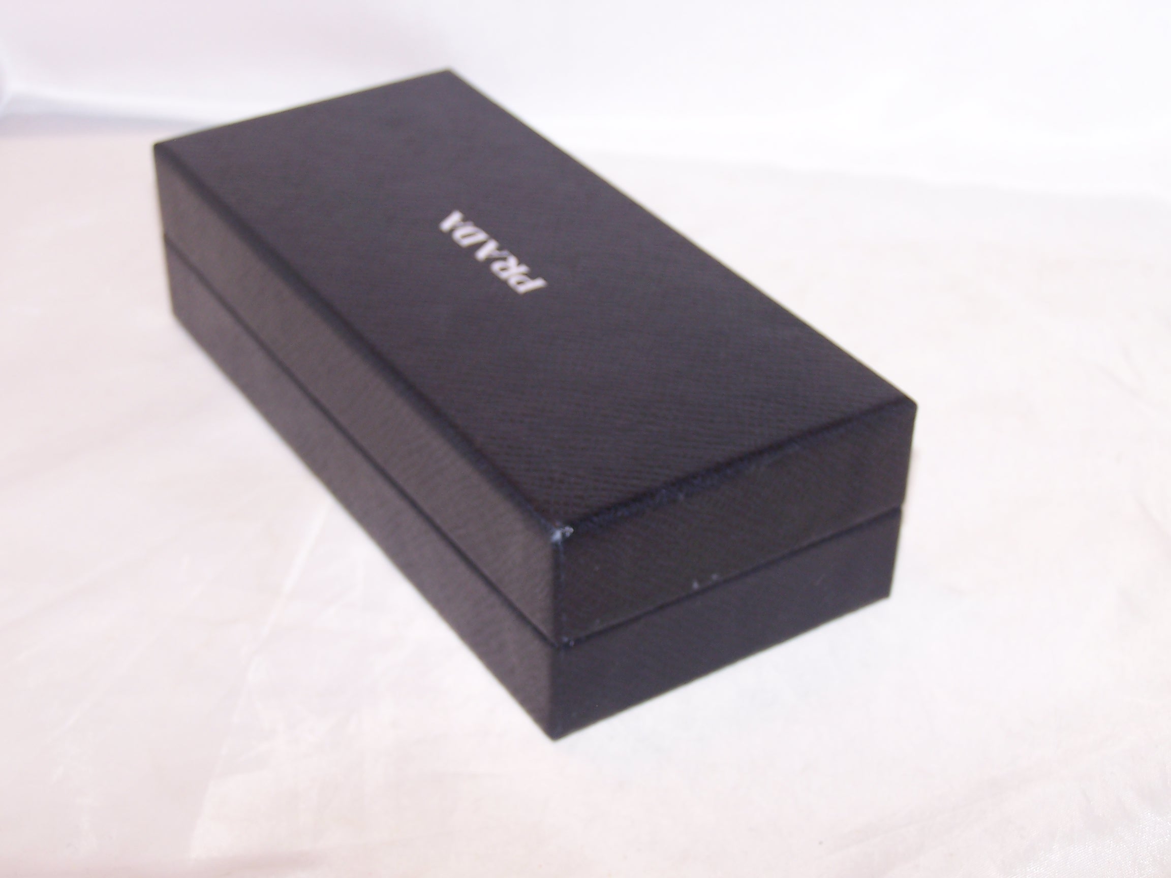 Image 4 of Prada Box, Black w Silver, Rectangular