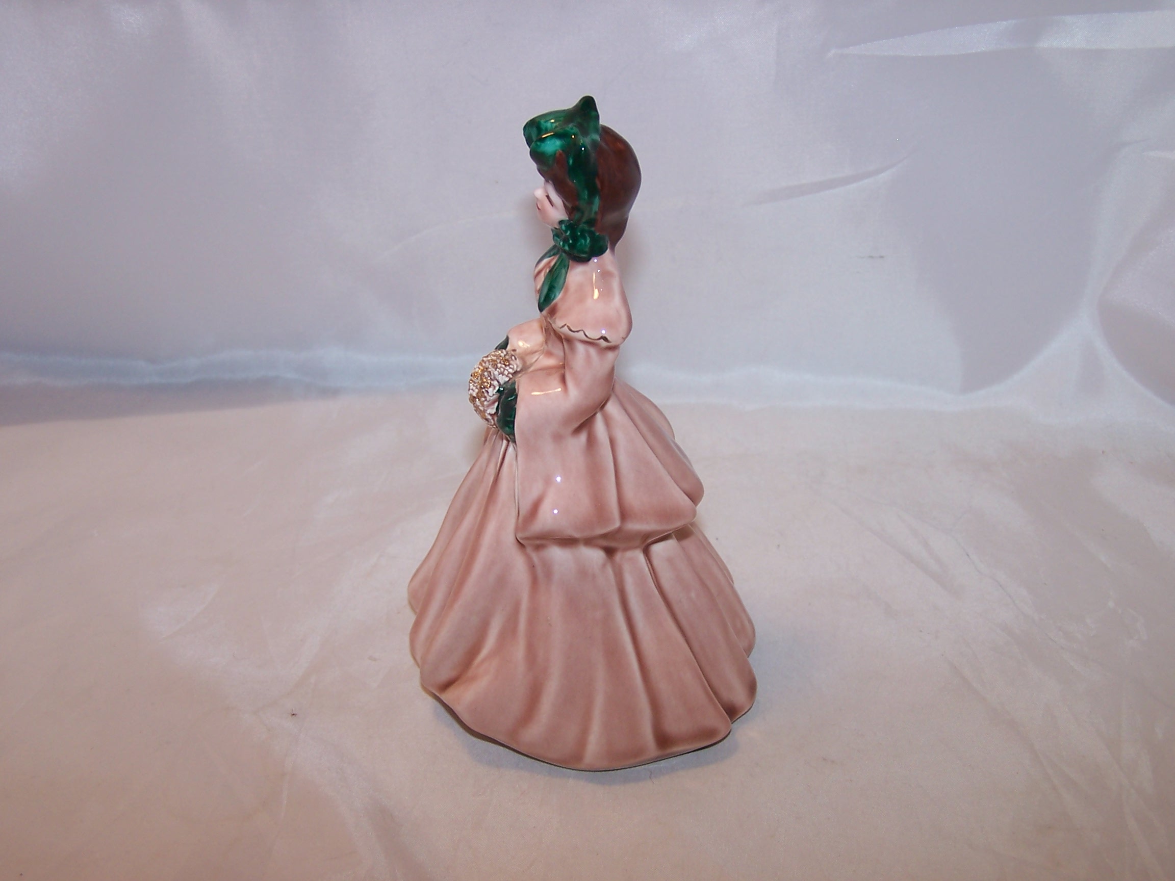 Image 2 of Florence Ceramics, Elaine, Victorian Lady in Winter Garb, California