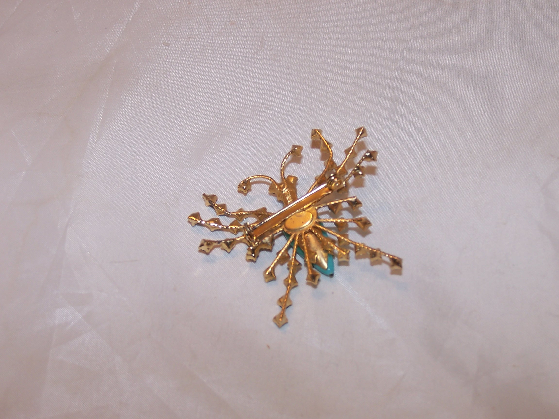 Image 3 of Joesph Warner Bug Pin, Brooch, Prong Set Rhinestones, Vintage