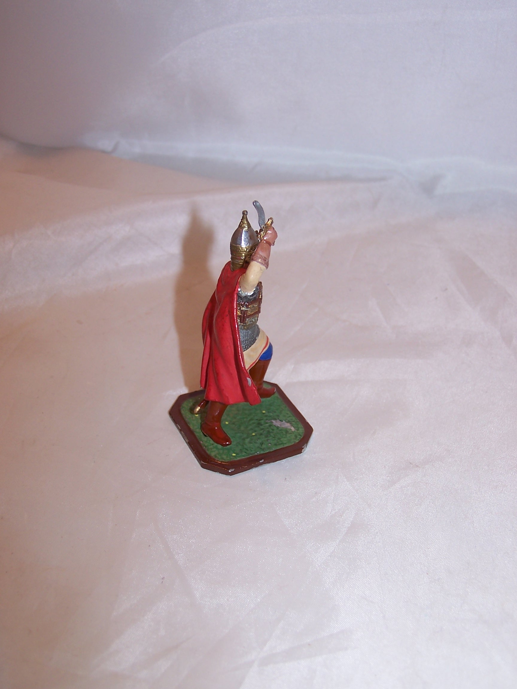 Image 2 of Roman Soldier, Painted Metal, Signed, Highly Detailed