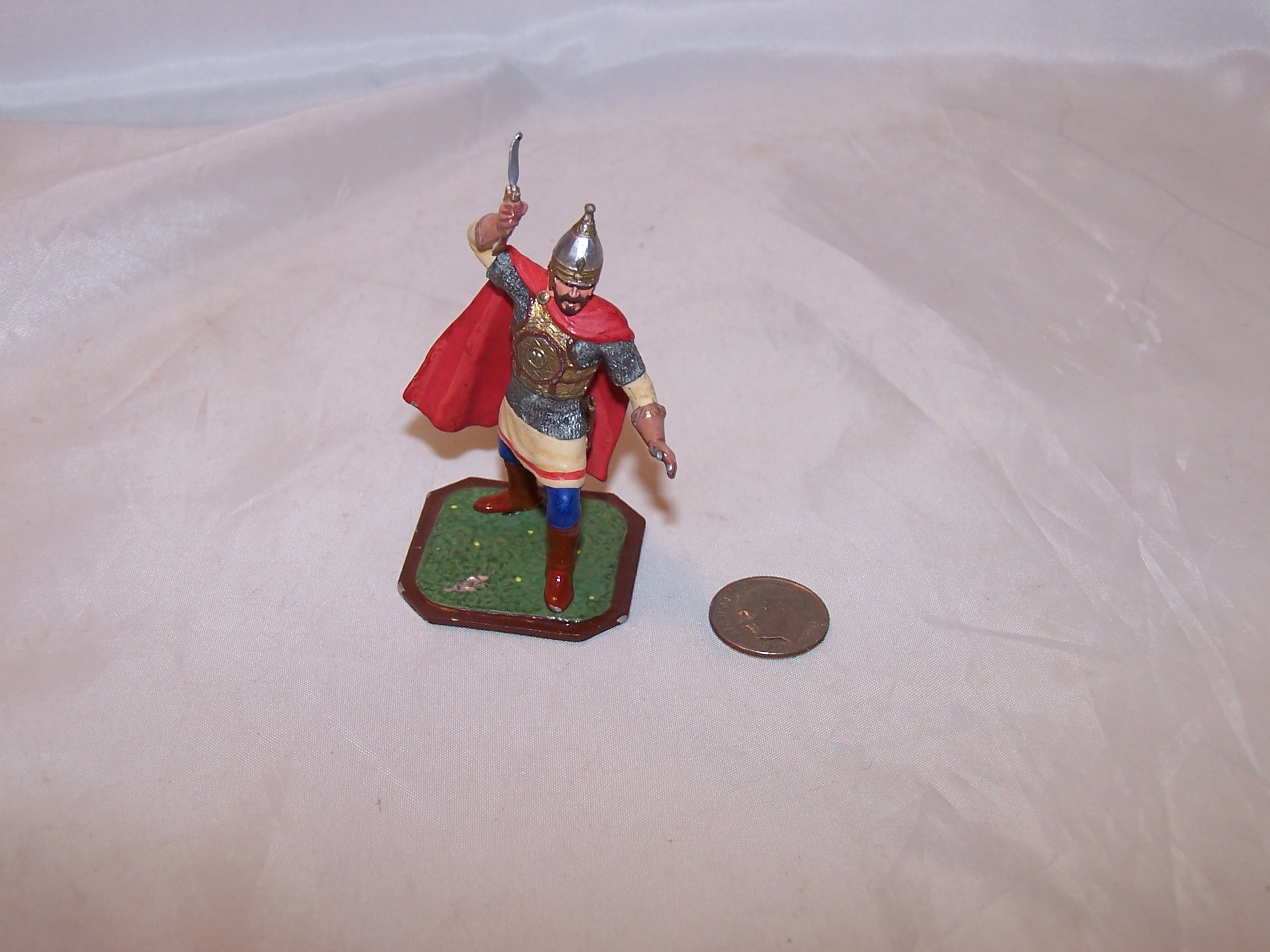 Image 5 of Roman Soldier, Painted Metal, Signed, Highly Detailed