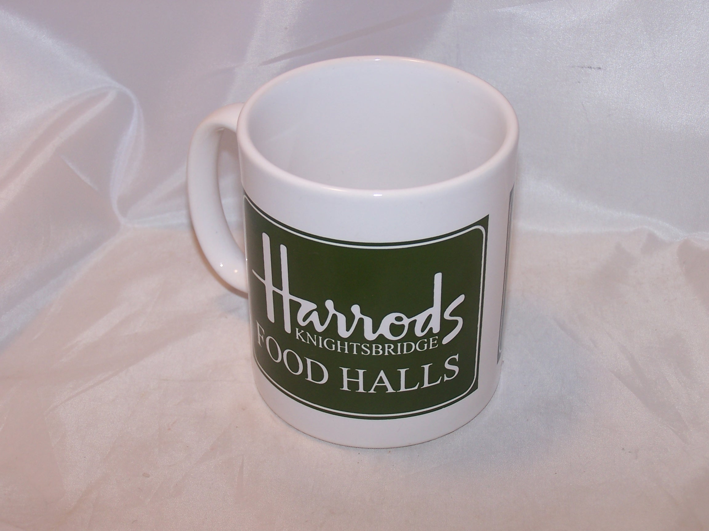 Image 2 of Harrods Food Hall Mug, Cup, Knightsbridge, Green, White
