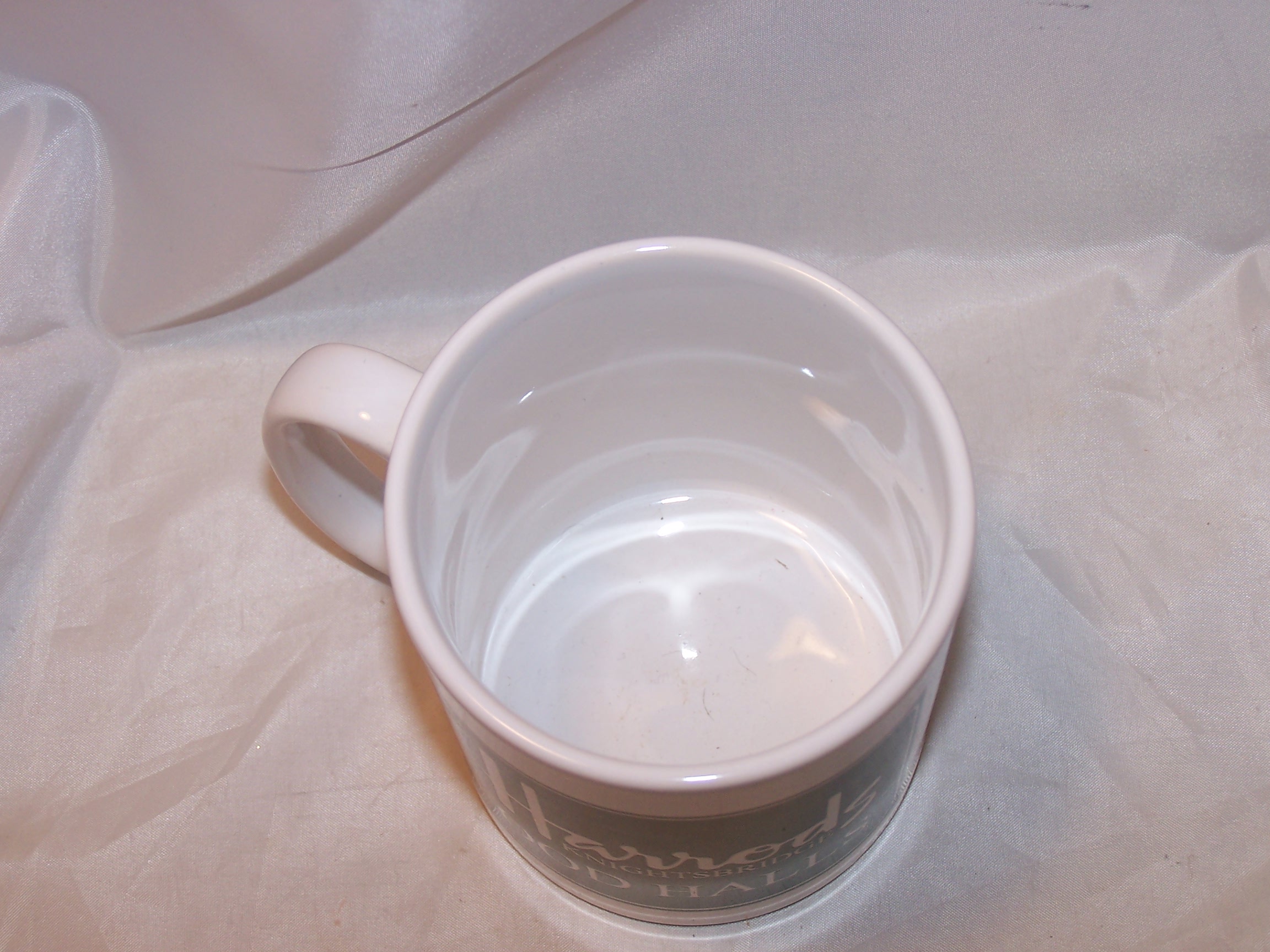 Image 3 of Harrods Food Hall Mug, Cup, Knightsbridge, Green, White