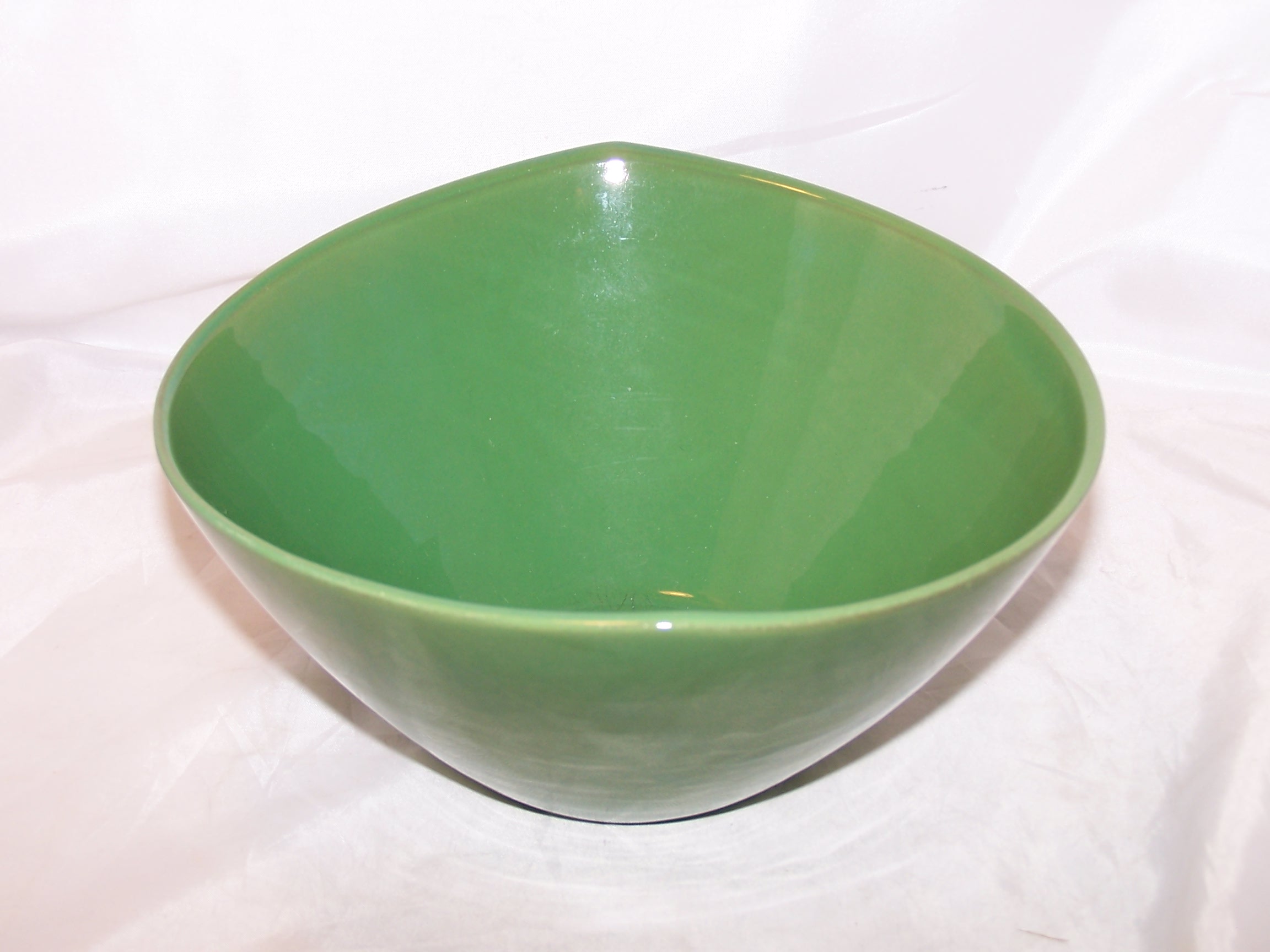 Image 1 of Eva Zeisel, LE Sweden Green Vegetable Bowl, Mid Century Modern