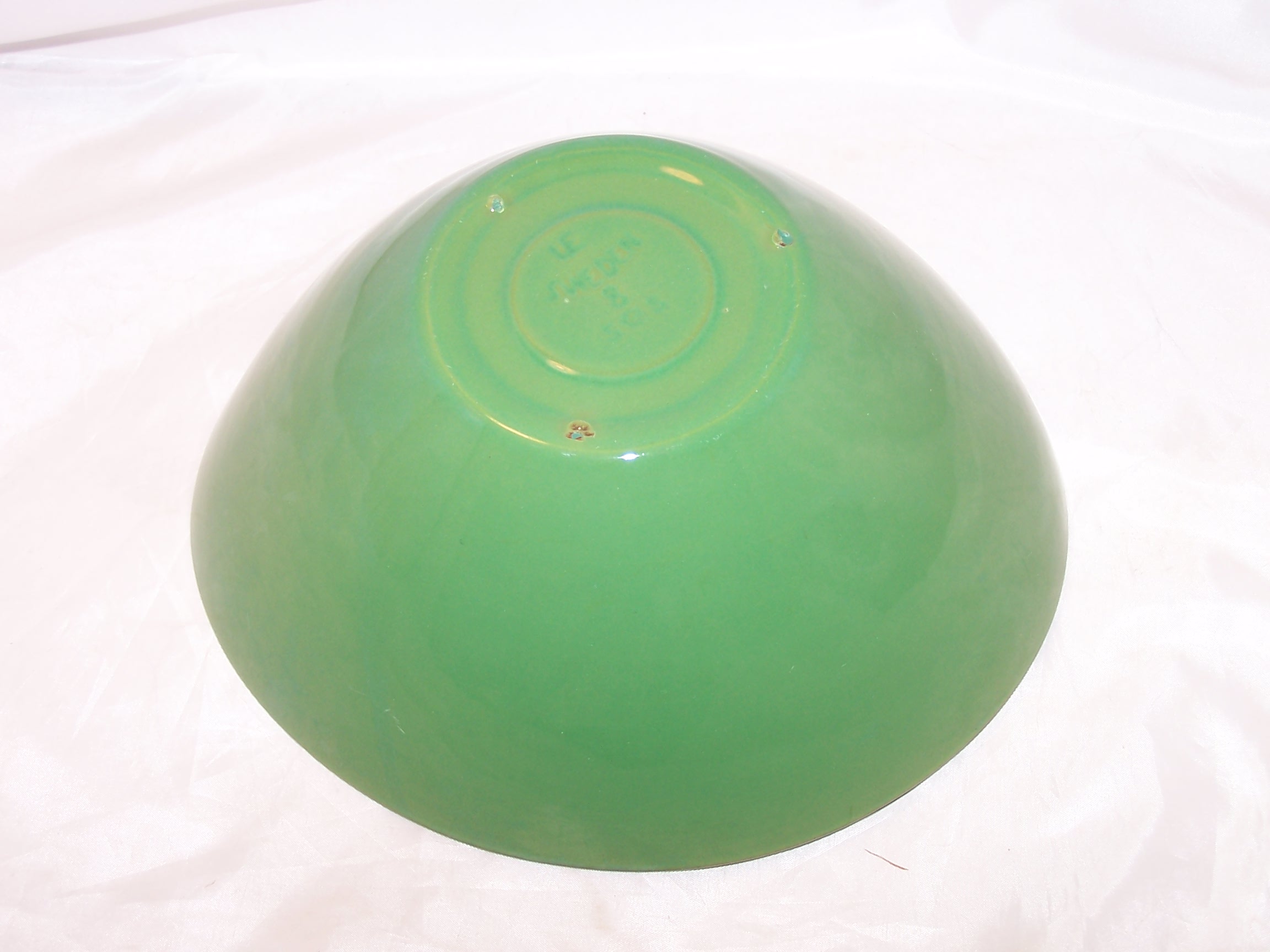Image 3 of Eva Zeisel, LE Sweden Green Vegetable Bowl, Mid Century Modern