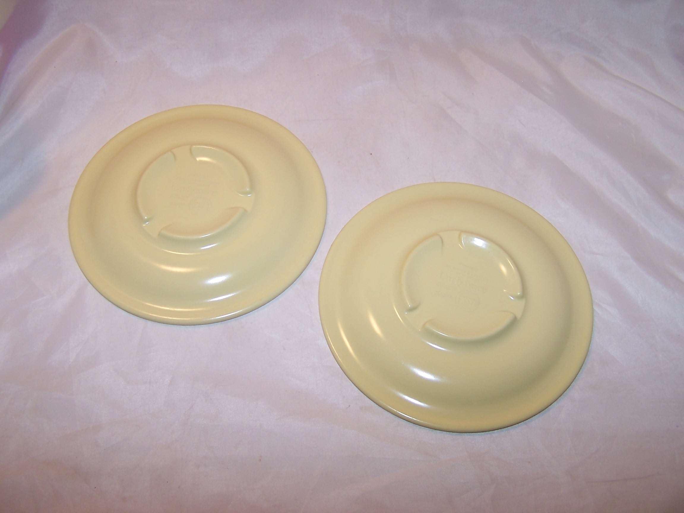 Image 1 of Carlyware Yellow Melmac Melamine Saucers, N7802