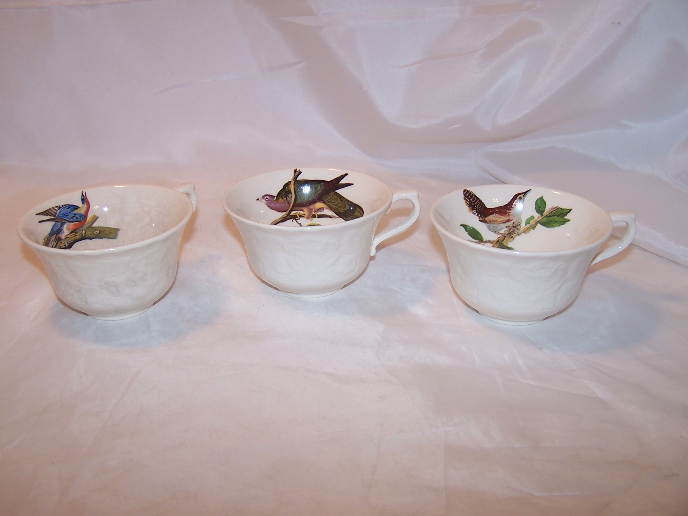 Alfred Meakin Tea Cups, Birds of America, England