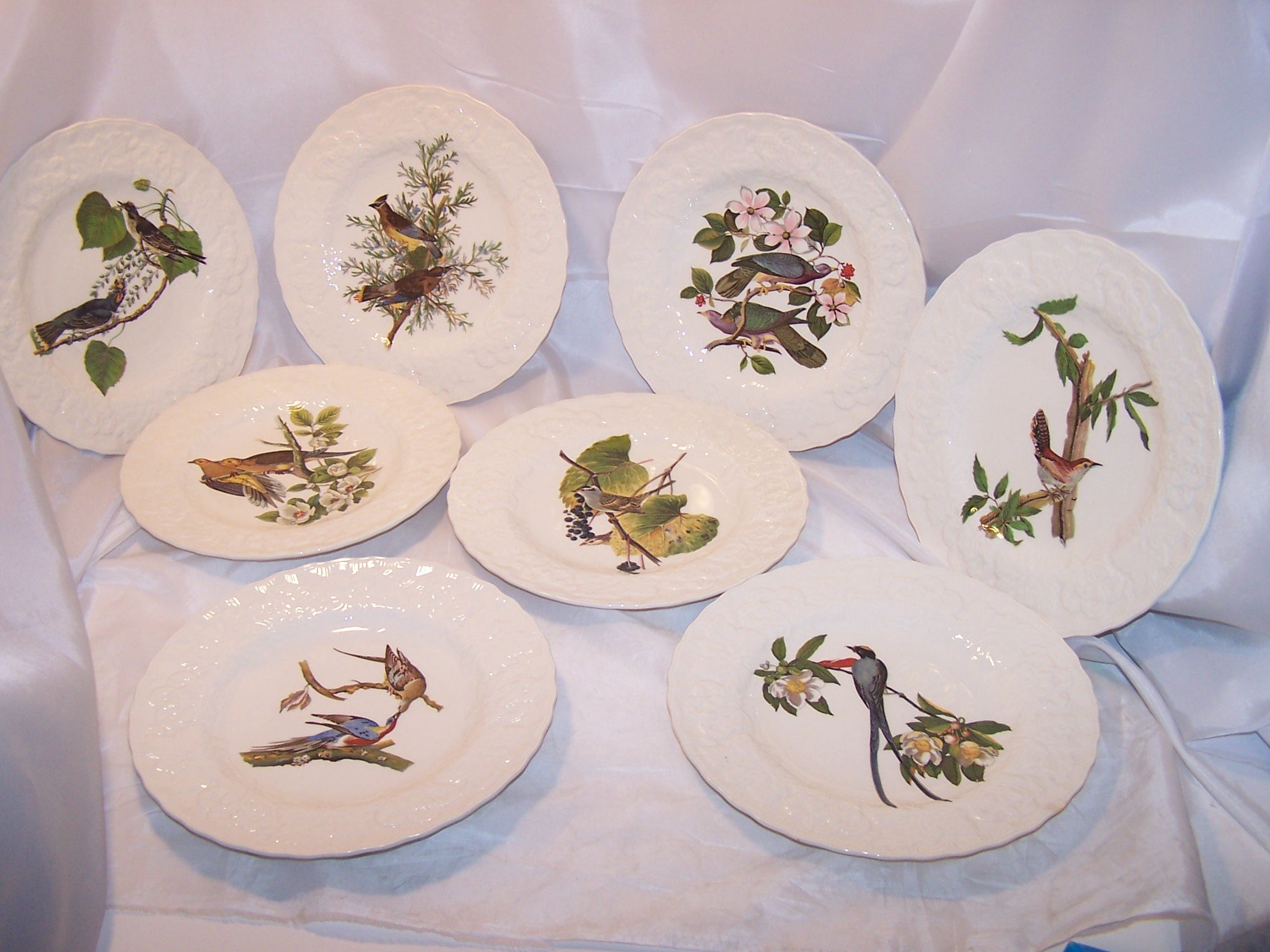 Alfred Meakin Salad Plates, Birds of America, England