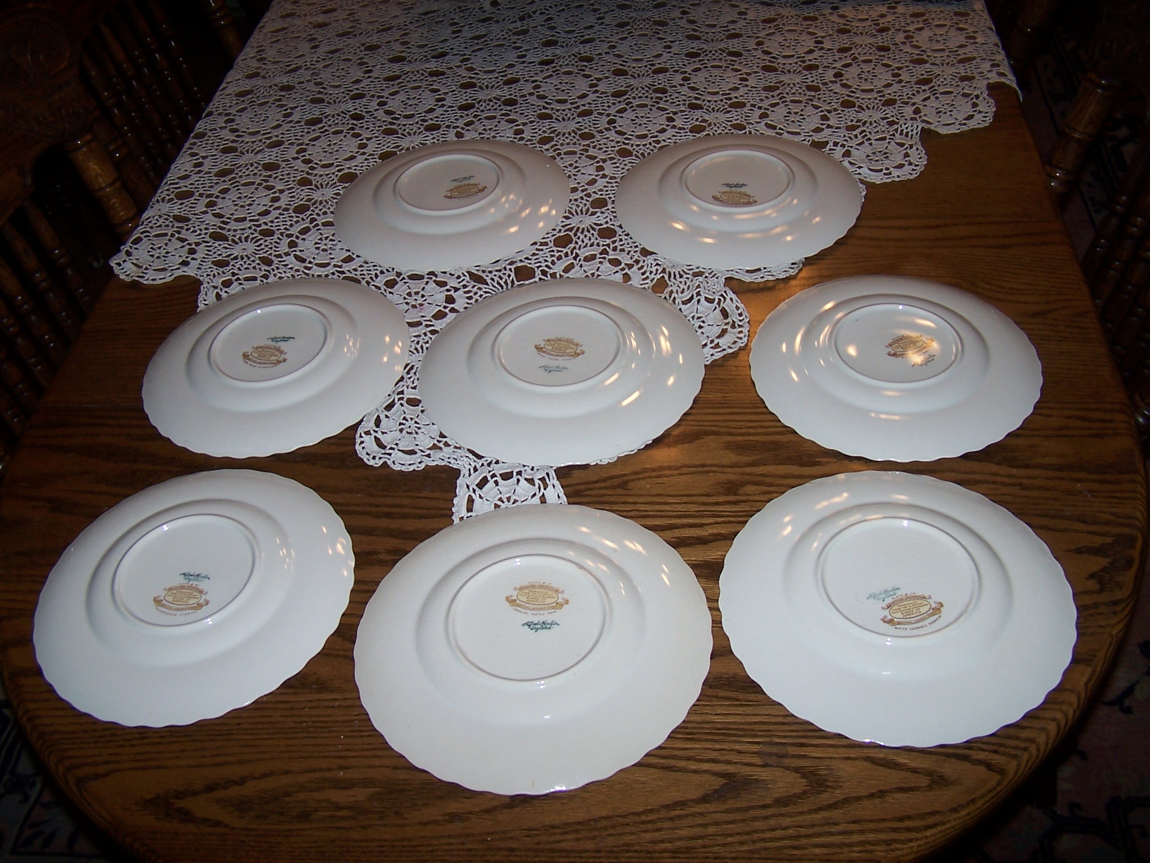 Image 9 of Alfred Meakin Dinner Plates, Birds of America, England