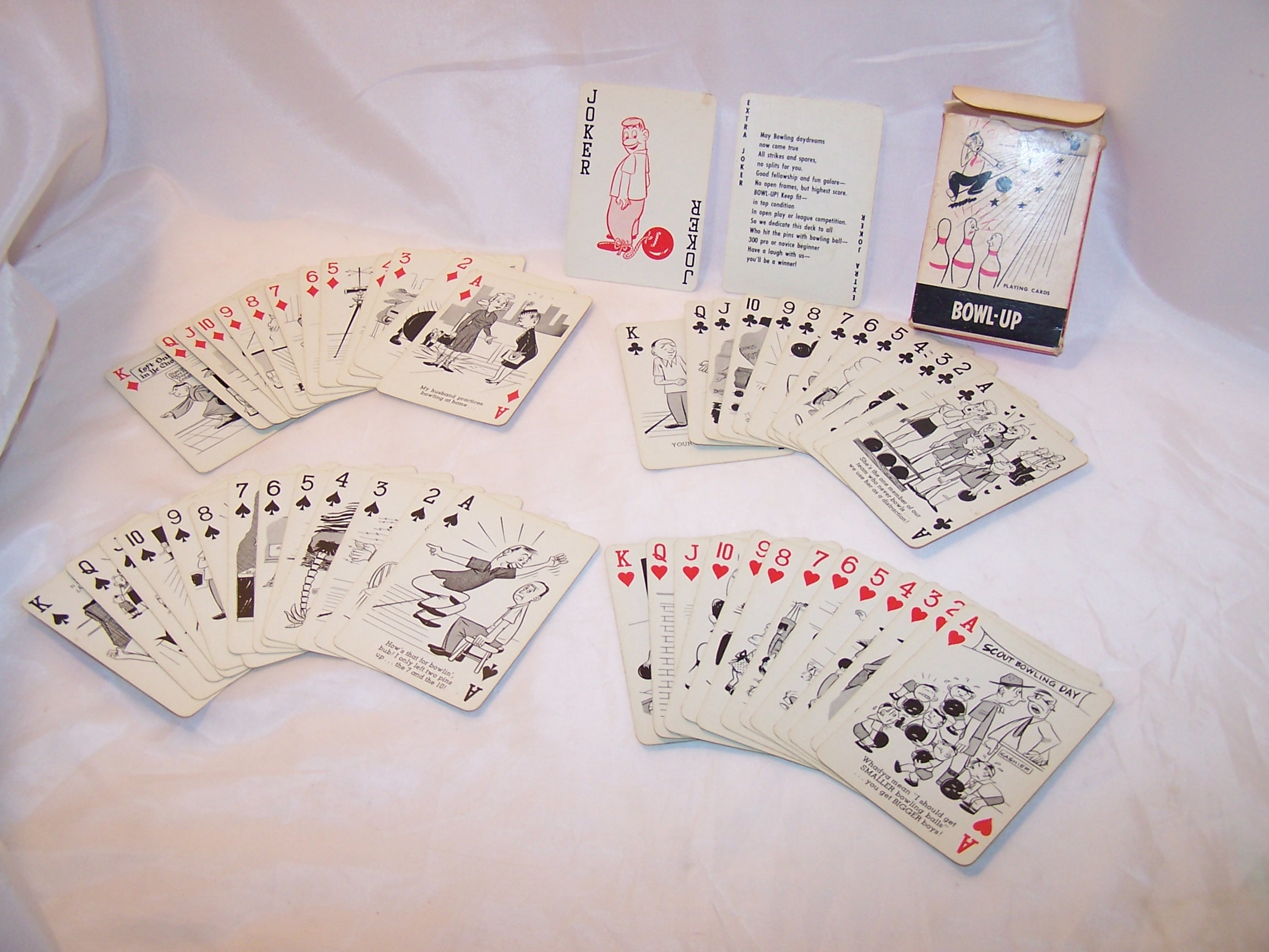 Bowling Joke Playing Cards