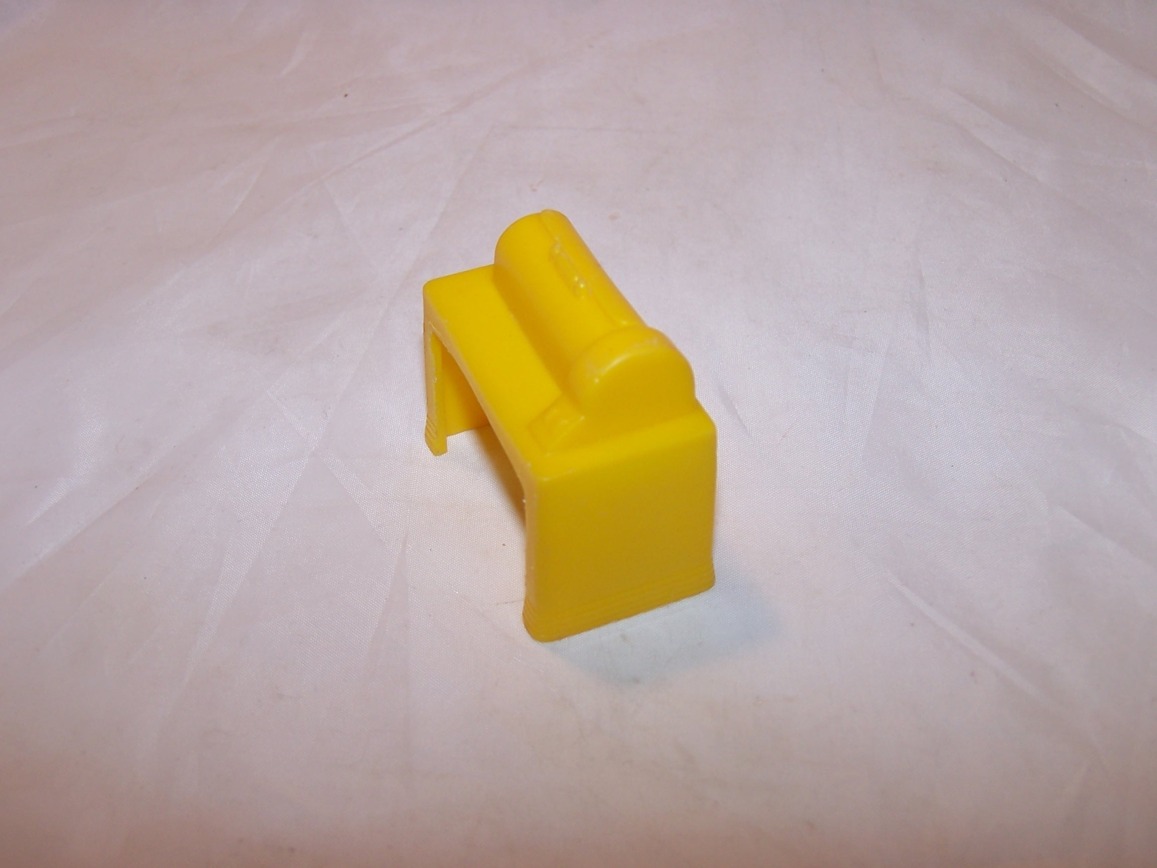 Image 1 of Dollhouse Yellow Appliance Table, Plastic, Vintage