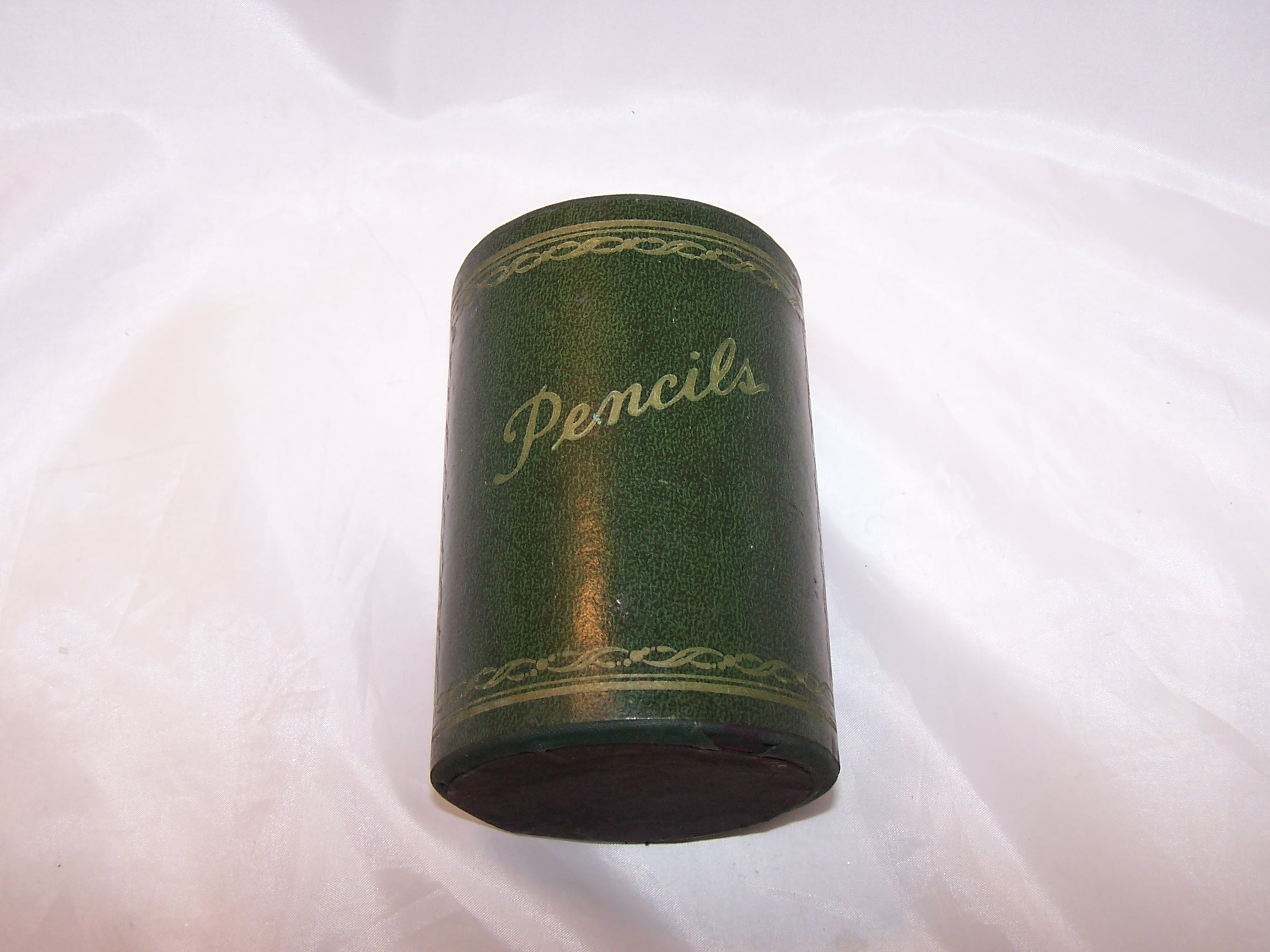Green Pencil Cup, Vintage