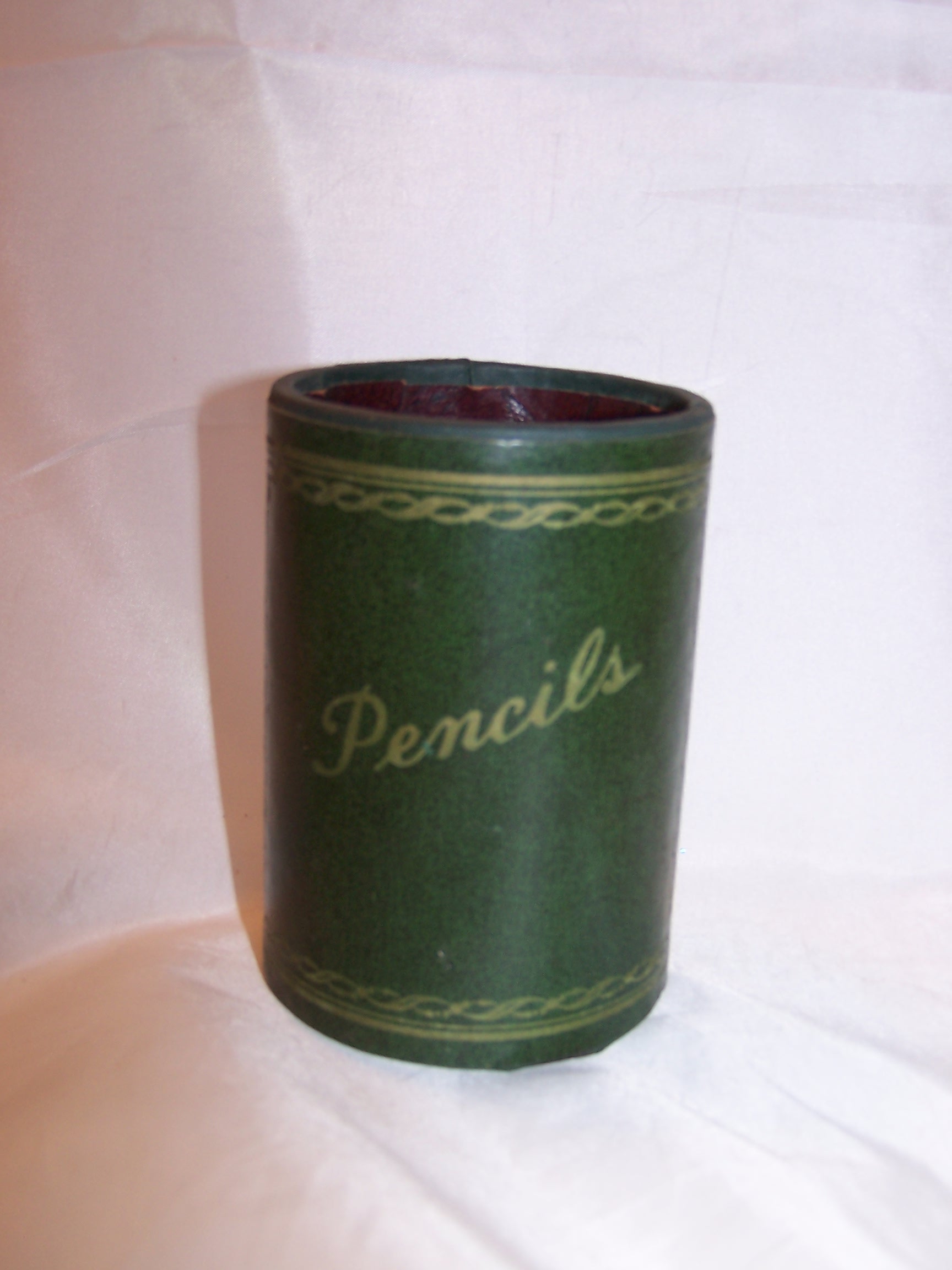 Image 1 of Pencil Cup, Green, Vintage 1960s