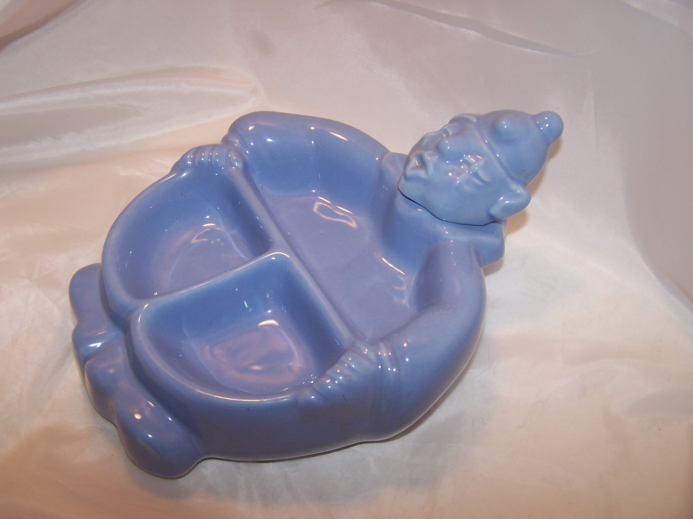 Image 1 of Clown Baby Warming Dish, Divided, Hankscraft 