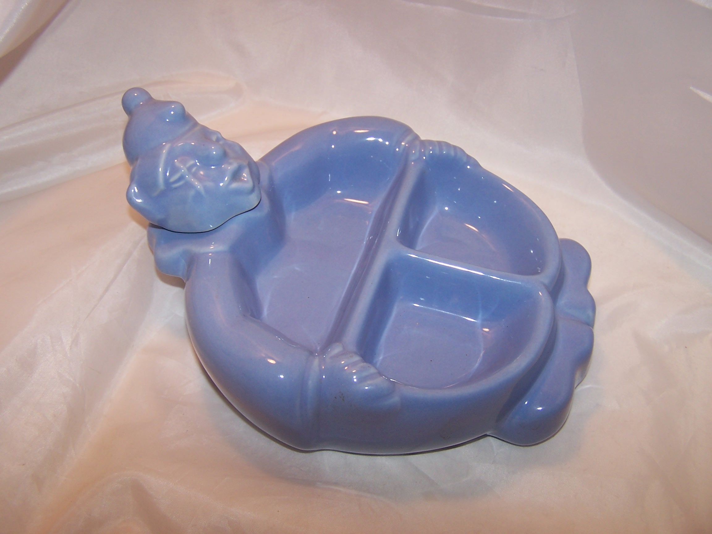 Image 3 of Clown Baby Warming Dish, Divided, Hankscraft 