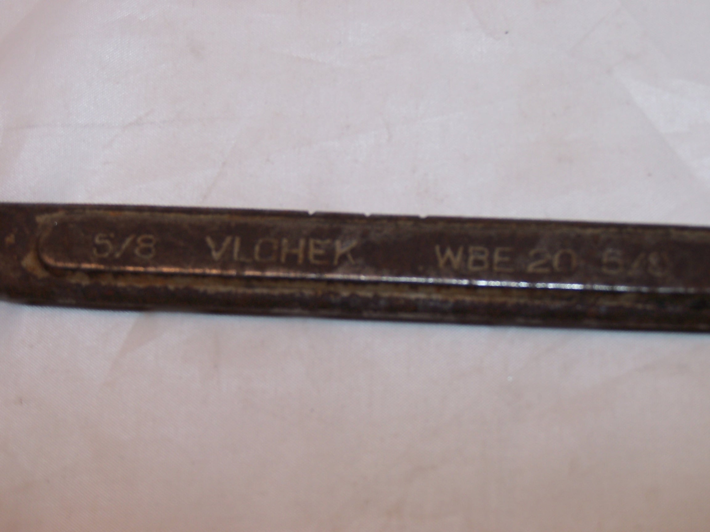 Image 1 of Vlchek Combination Wrench, WBE 20, Alloy Steel, Made in U.S.A., Vintage