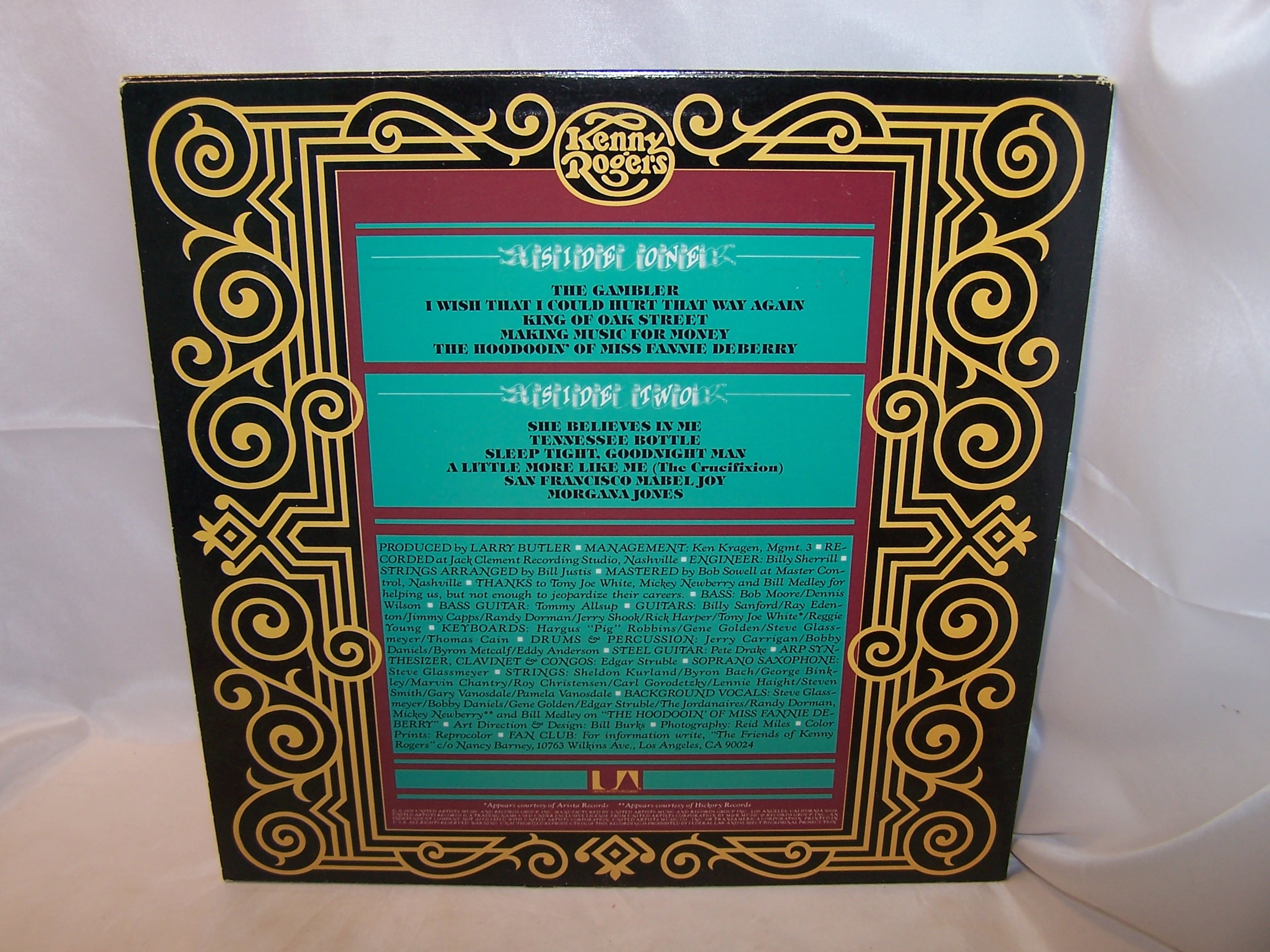 Image 4 of Kenny Rogers The Gambler Record Album, Poster, 1978