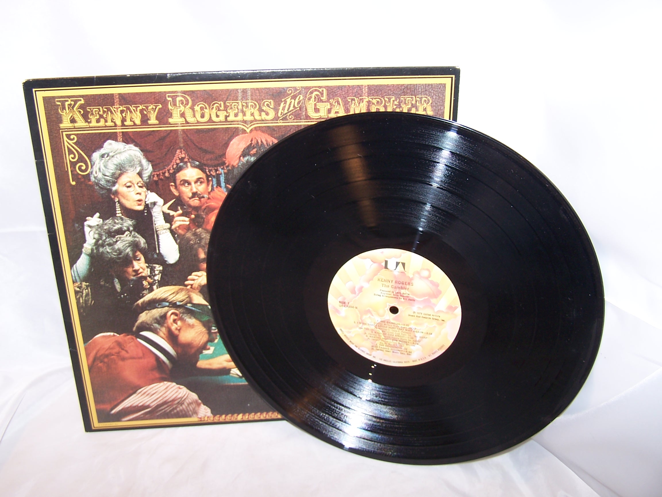 Image 2 of Kenny Rogers The Gambler Record Album, Poster, 1978