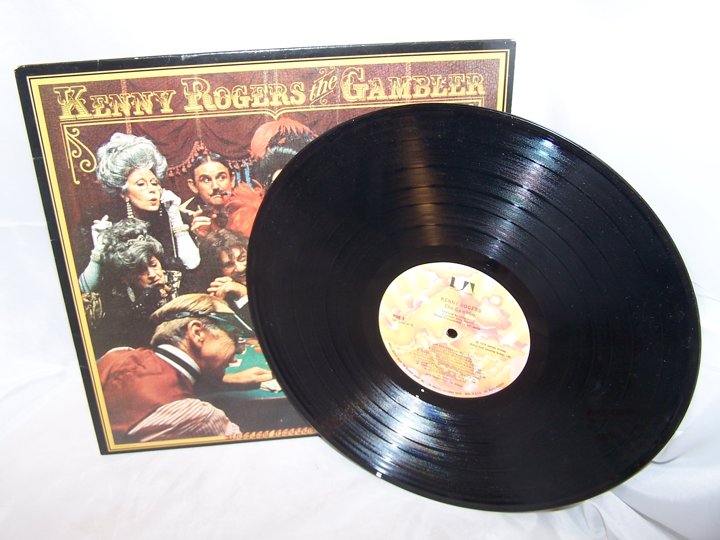 Image 3 of Kenny Rogers The Gambler Record Album, Poster, 1978