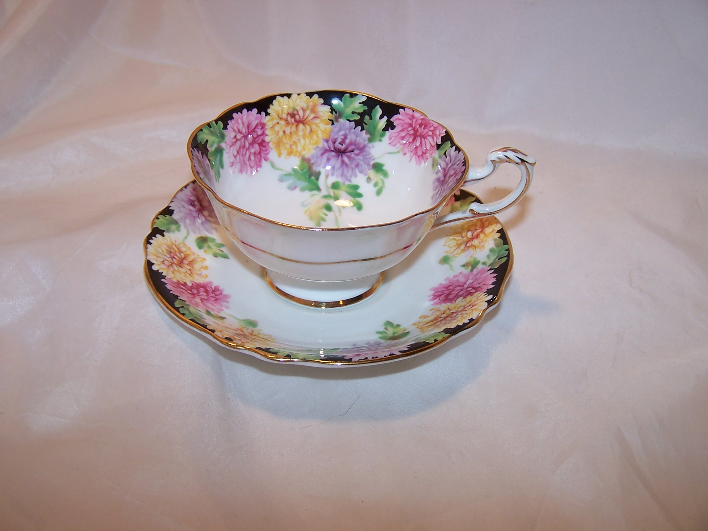 Image 1 of Teacup, Saucer, Paragon Mums Pattern, England