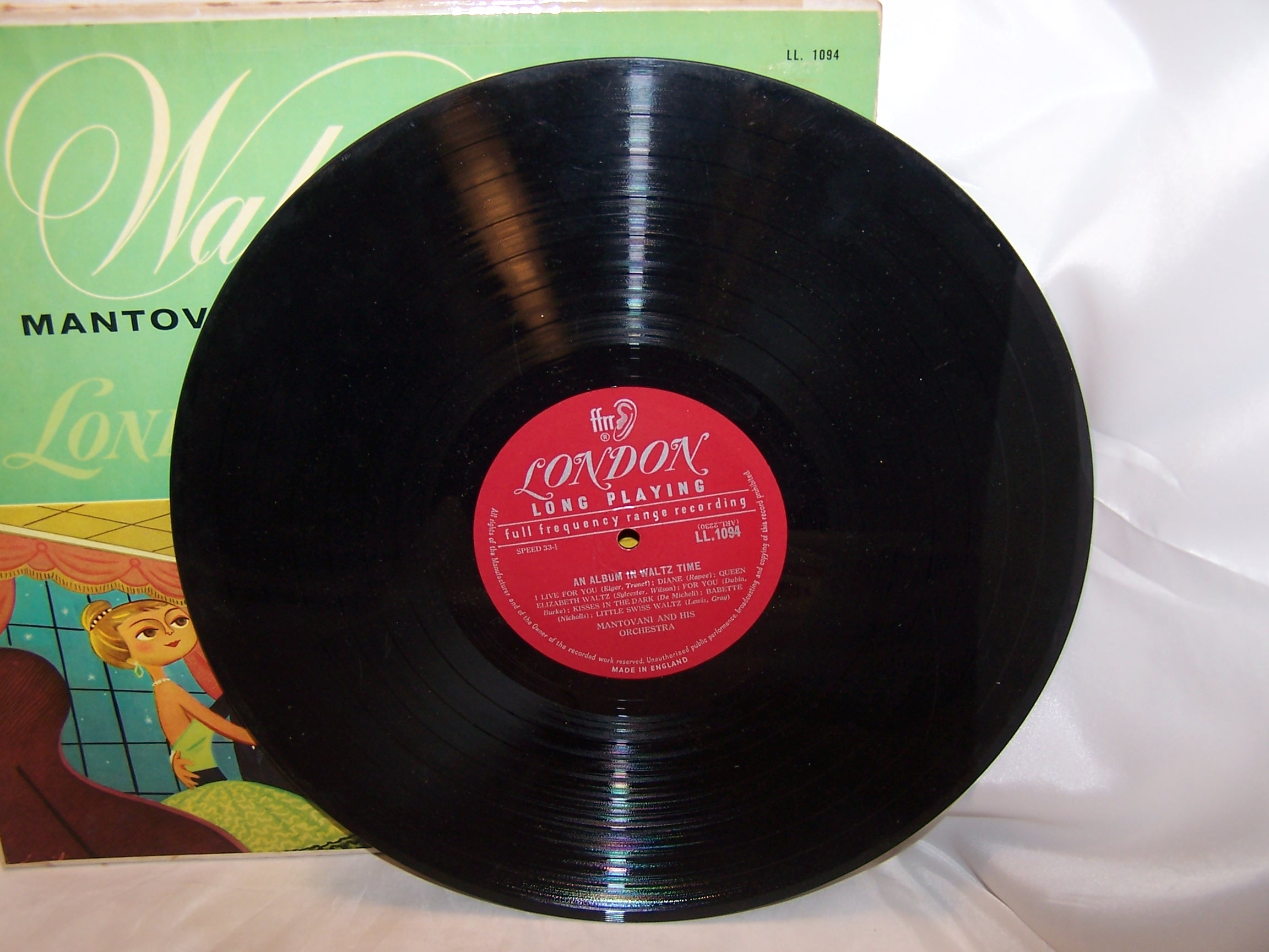 Image 2 of Mantovani and Orchestra, Waltz Time, England, Vintage