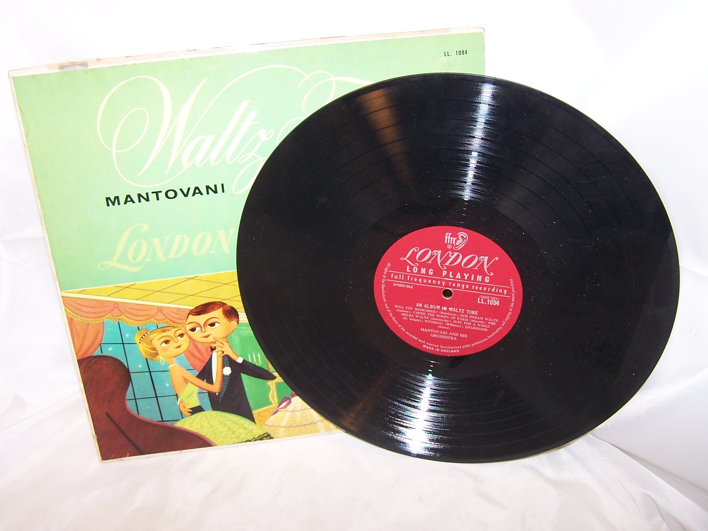 Image 3 of Mantovani and Orchestra, Waltz Time, England, Vintage