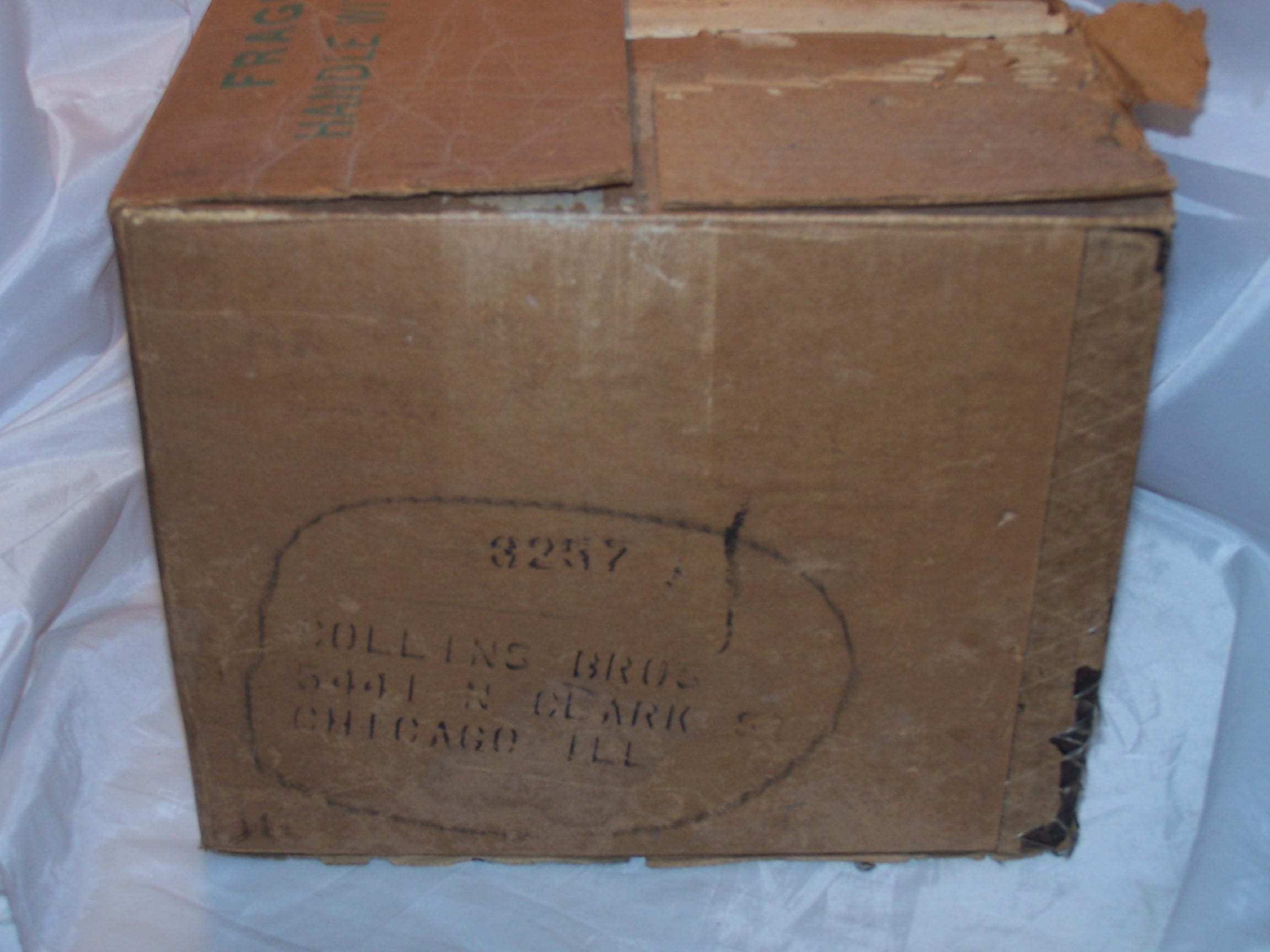 Image 7 of Tom and Jerry Punch Bowl, Mugs, Milk Glass, Original Box, Hazel Atlas