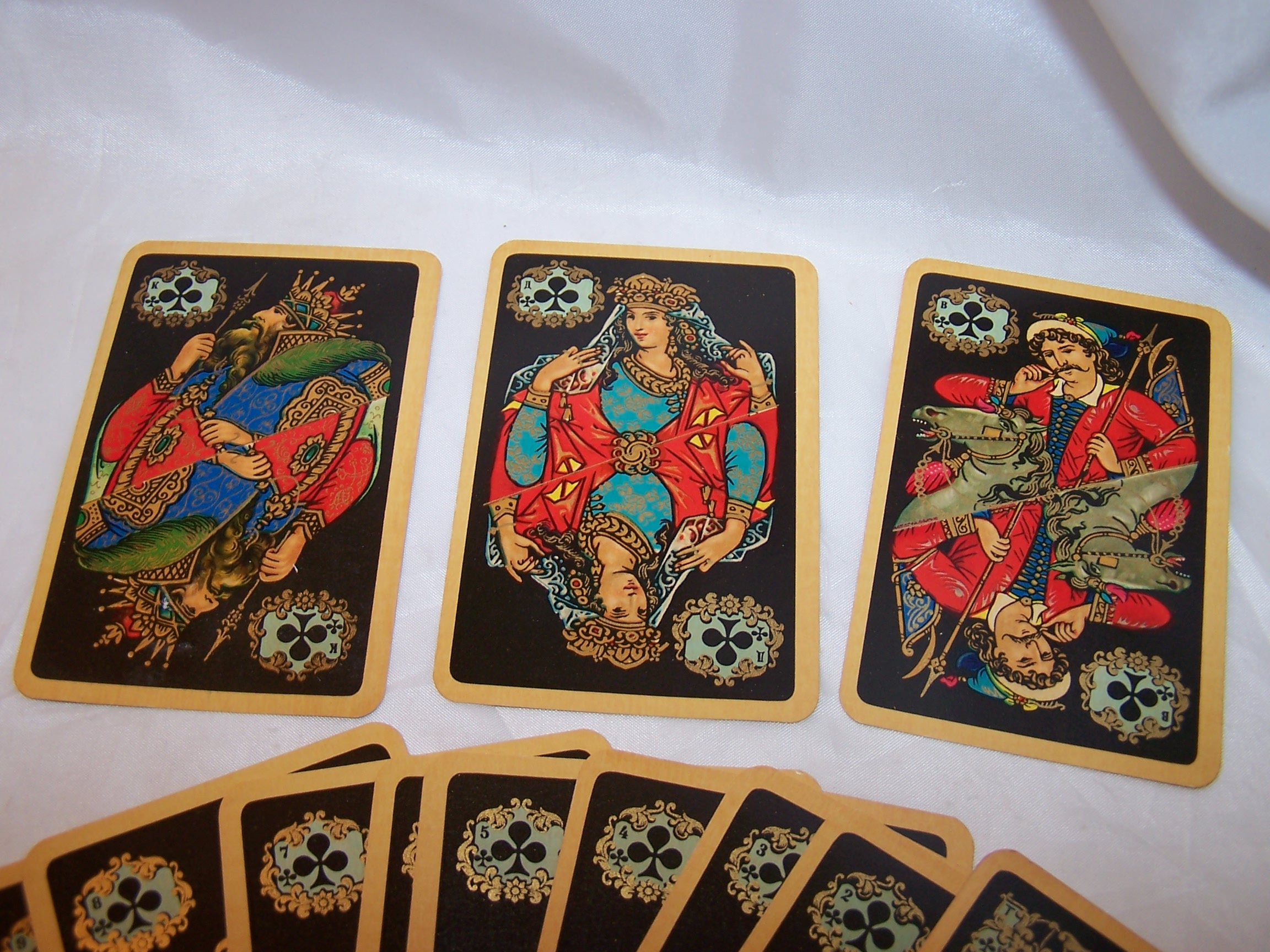 Image 2 of Playing Cards, Rich Colors, Gold, Complete Deck