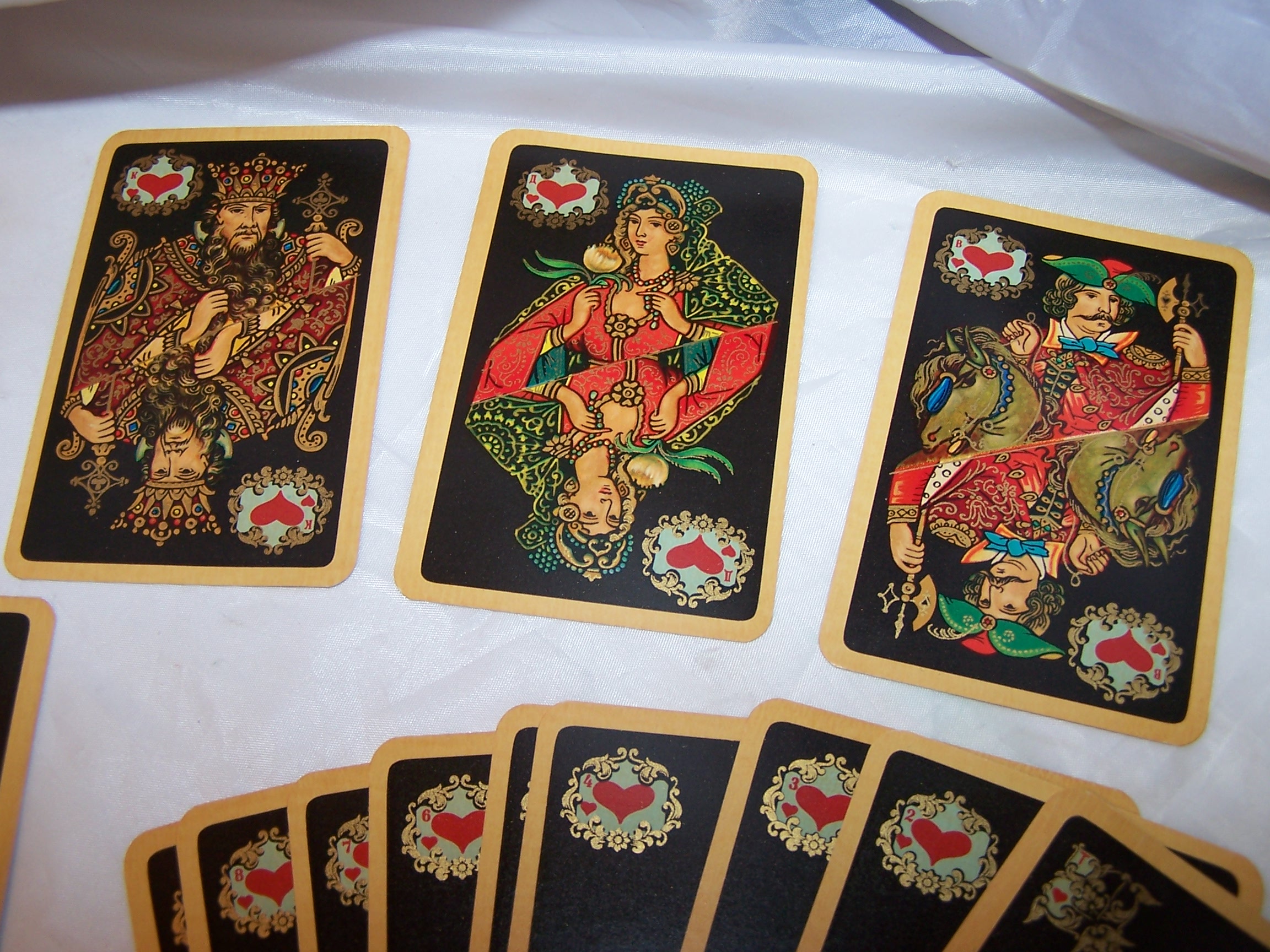 Image 3 of Playing Cards, Rich Colors, Gold, Complete Deck