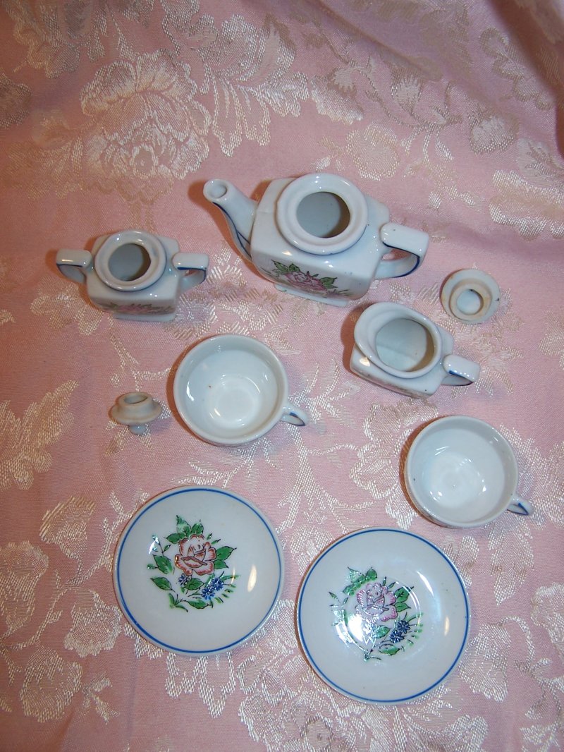 Image 1 of Miniature Tea Set, Made in Japan, Vintage, Set A