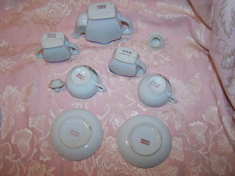 Image 2 of Miniature Tea Set, Made in Japan, Vintage, Set A