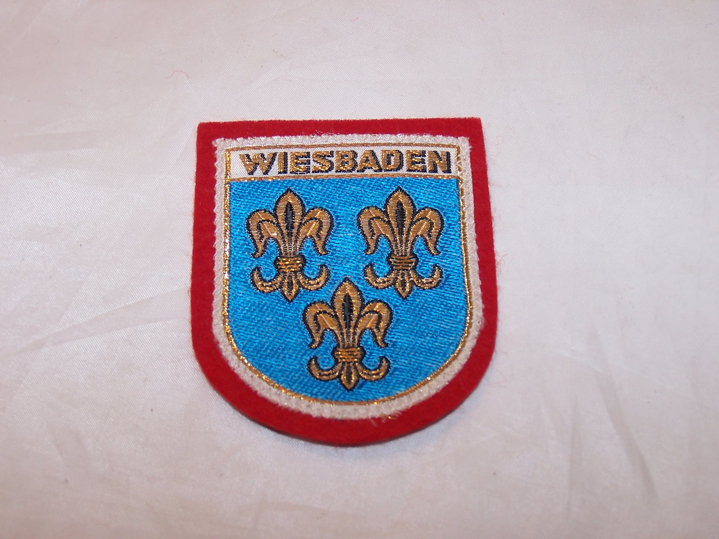 Wiesbaden, Germany, Cloth Patch, Vintage