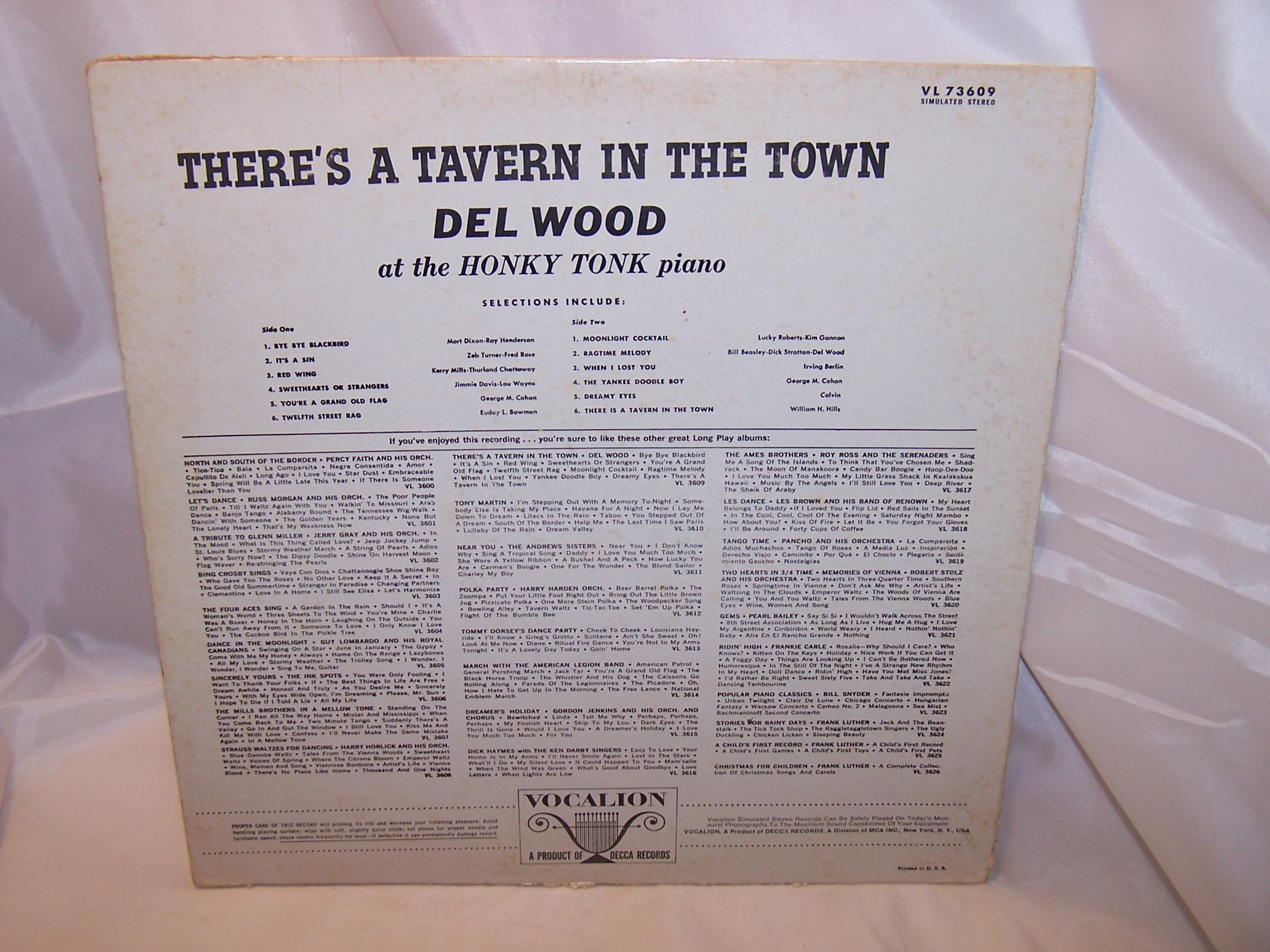 Image 1 of Theres a Tavern in the Town, Record Cover for Framing