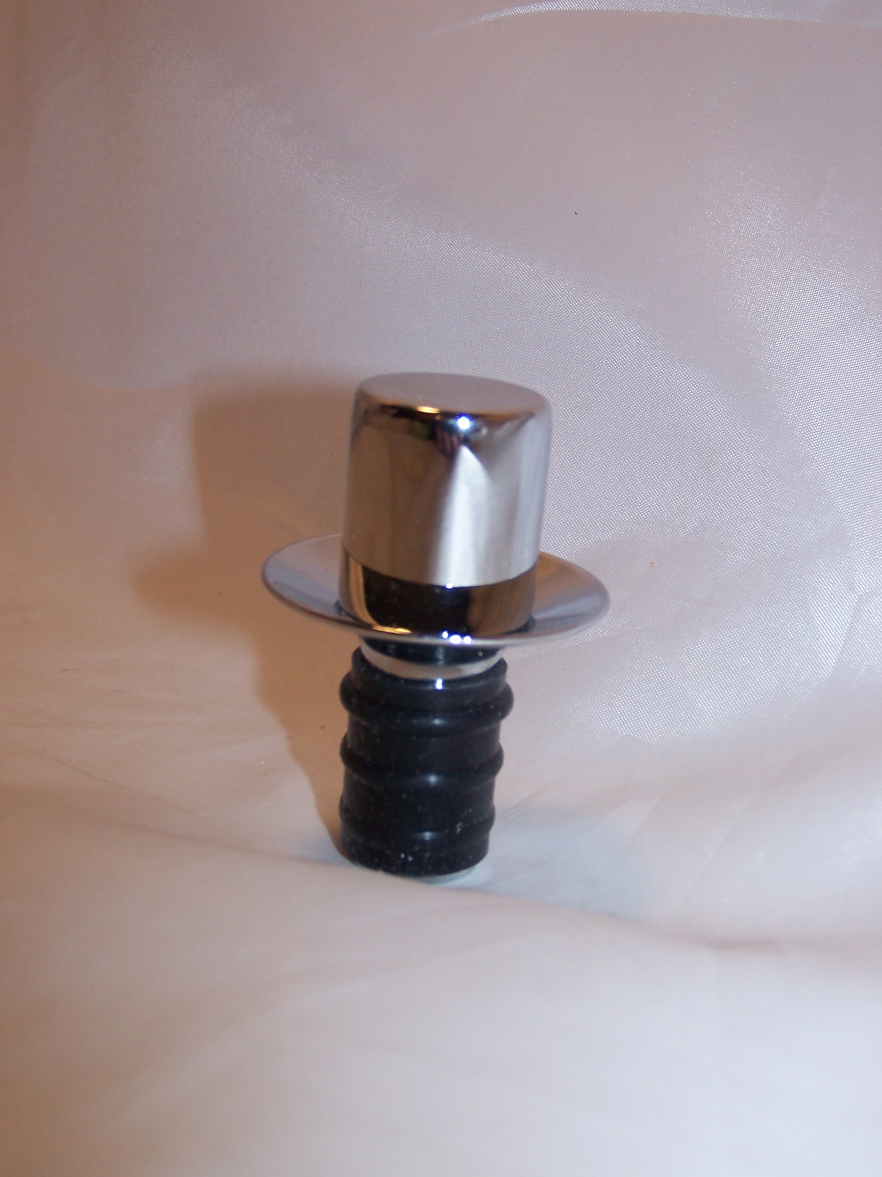 Image 6 of Bottle Stopper, Silver Top Hat