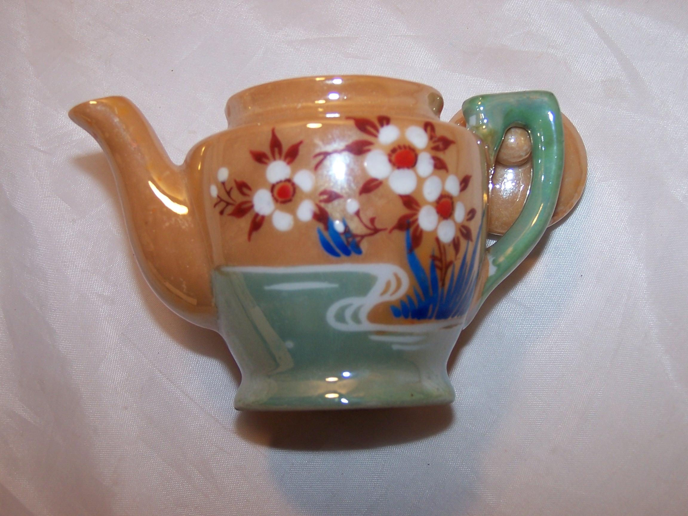 Image 2 of Miniature Tea Set, Lusterware, Japan, Vintage