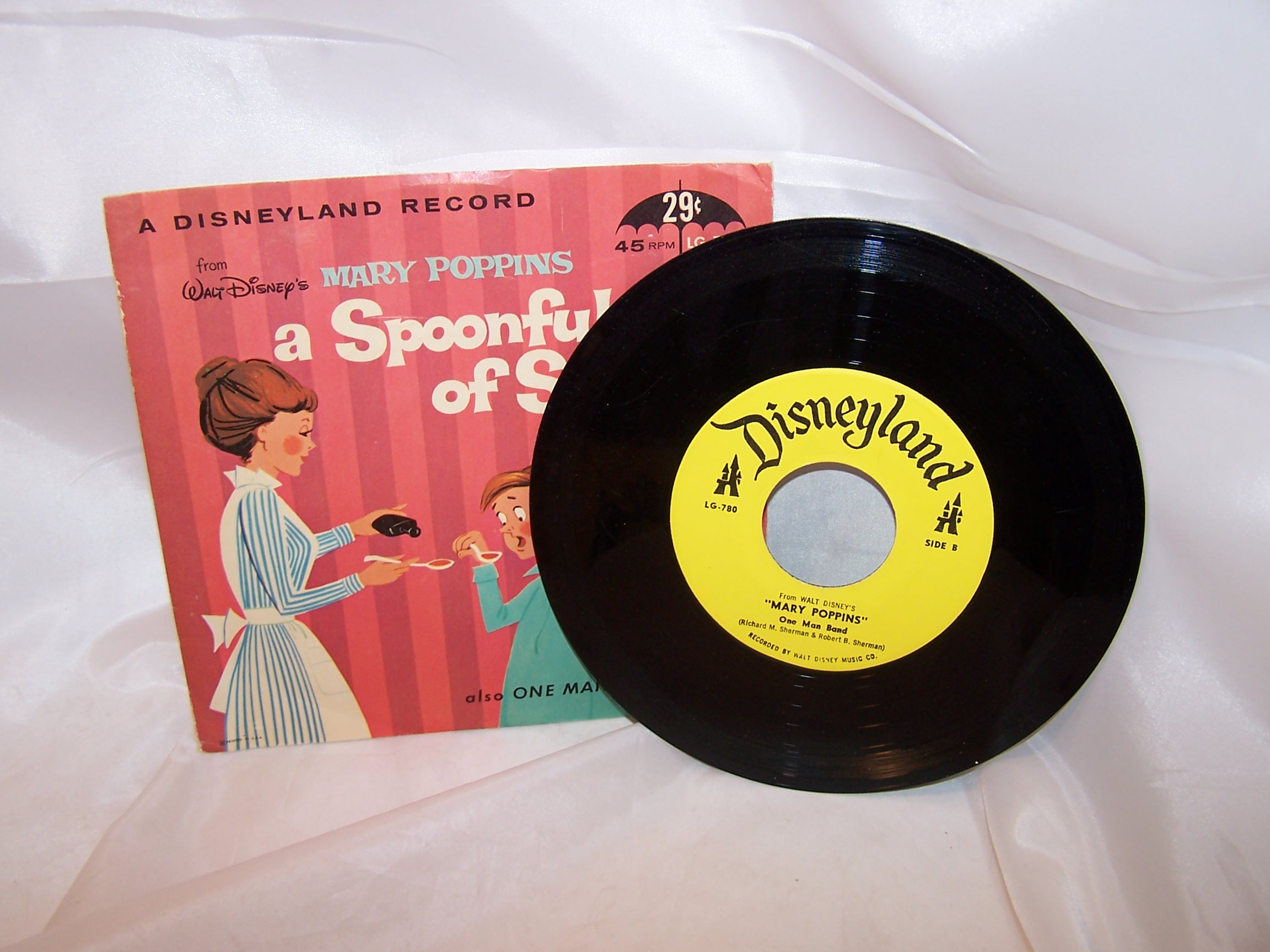 Image 2 of Mary Poppins, A Spoonful of Sugar, 45 RPM Record, 1964