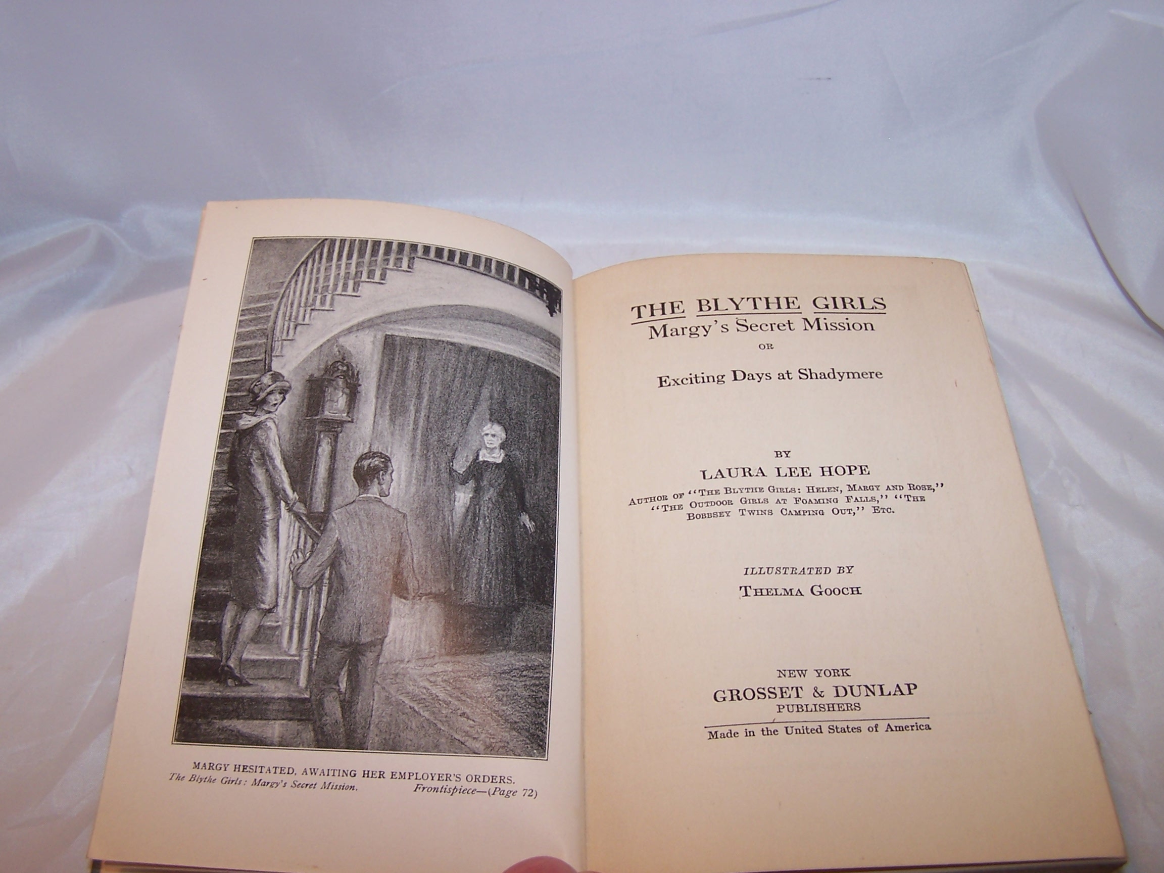 Image 1 of The Blythe Girls, Margys Secret Mission, Laura Lee Hope, First Edition