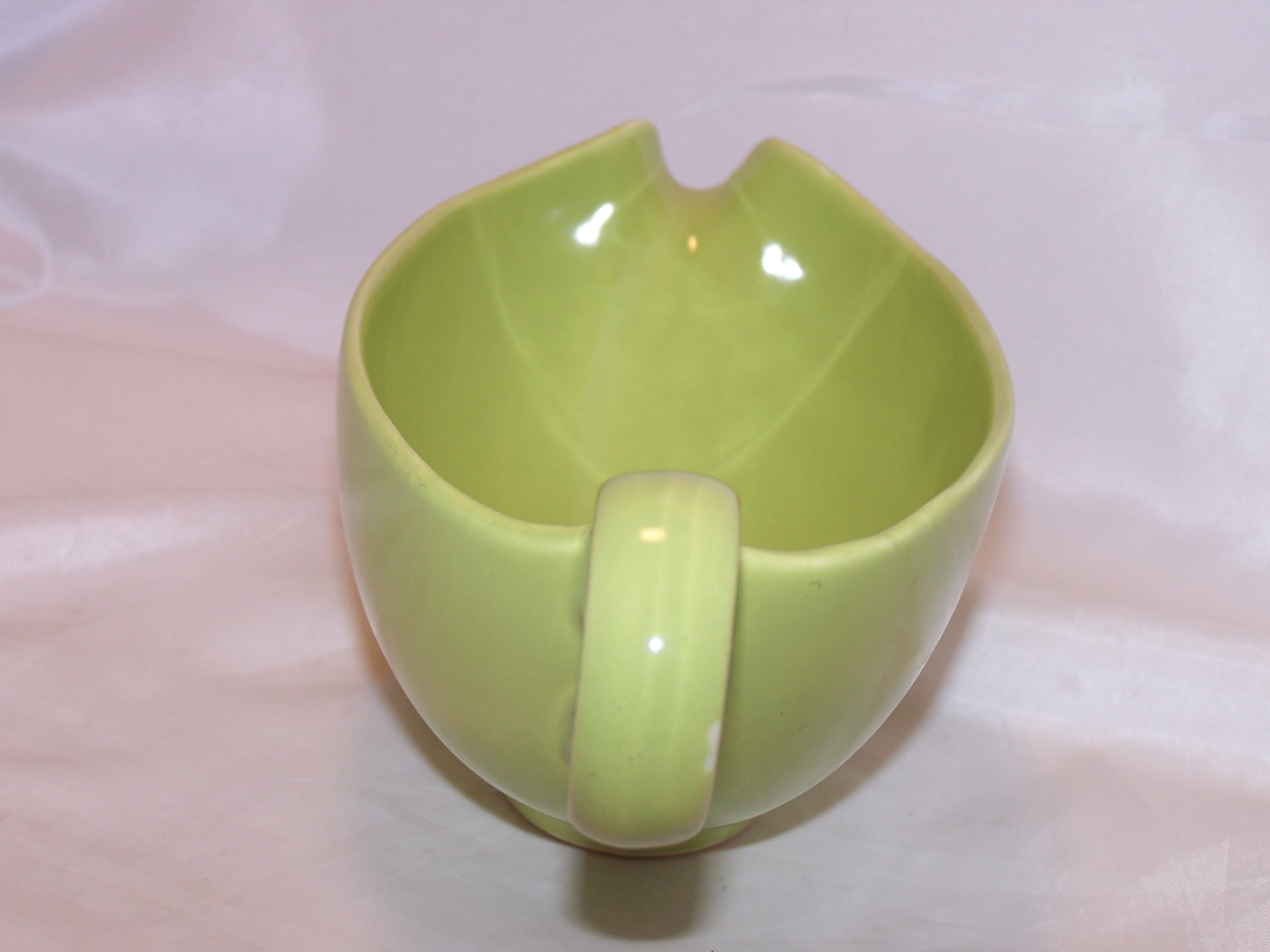 Image 1 of Homer Laughlin, Rhythm Sauce, Gravy Boat, Chartreuse