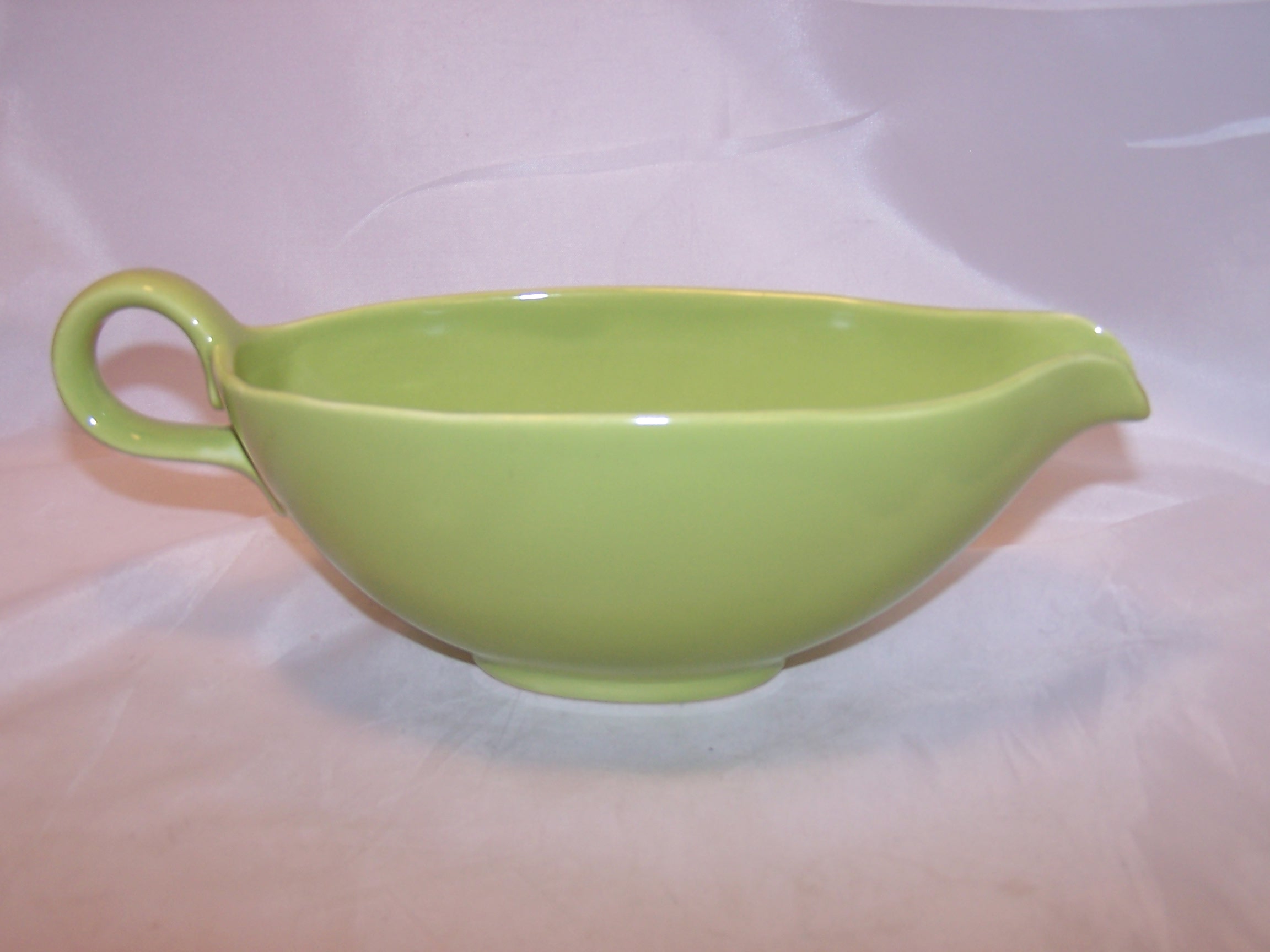 Image 2 of Homer Laughlin, Rhythm Sauce, Gravy Boat, Chartreuse