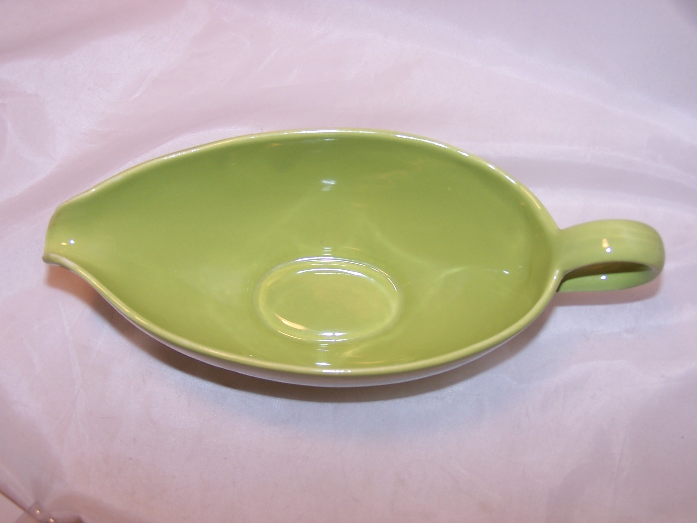 Image 4 of Homer Laughlin, Rhythm Sauce, Gravy Boat, Chartreuse