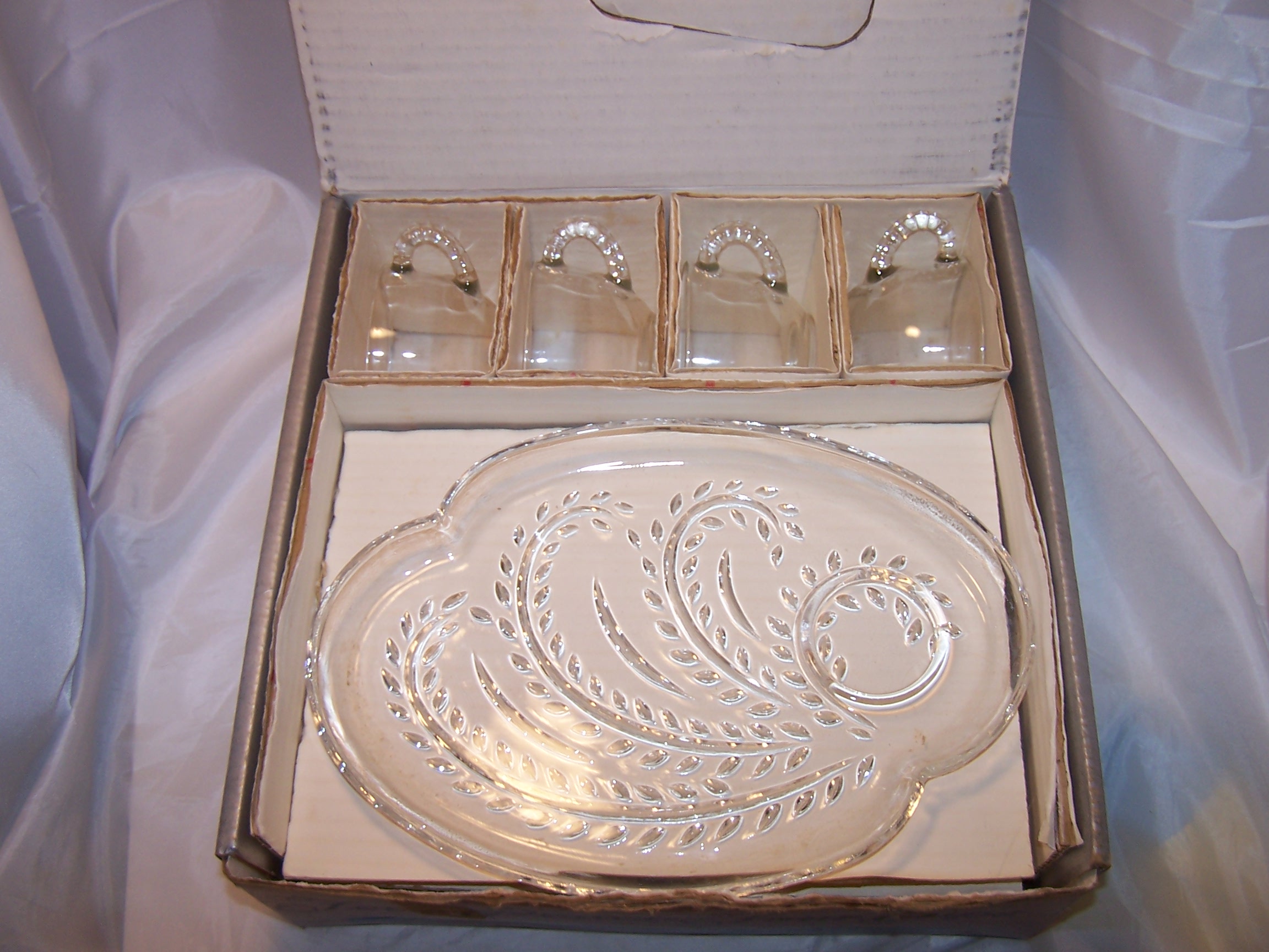 Snack Plate, Teacup, Orig Box