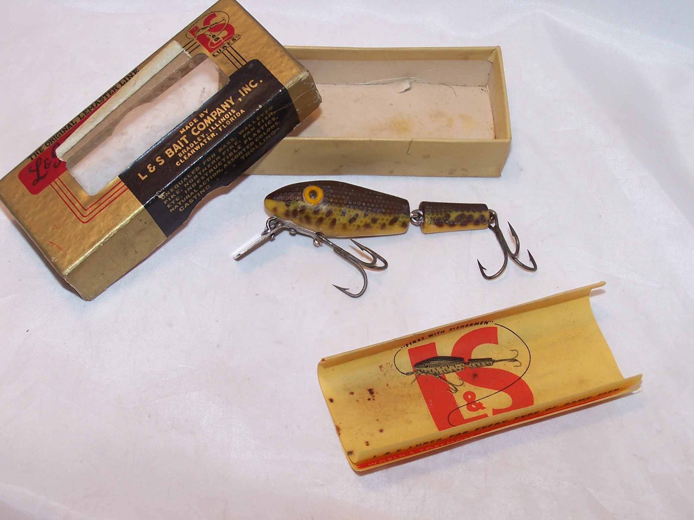 Image 3 of LS Bass Master Fishing Lure, 1523, Vintage w Box