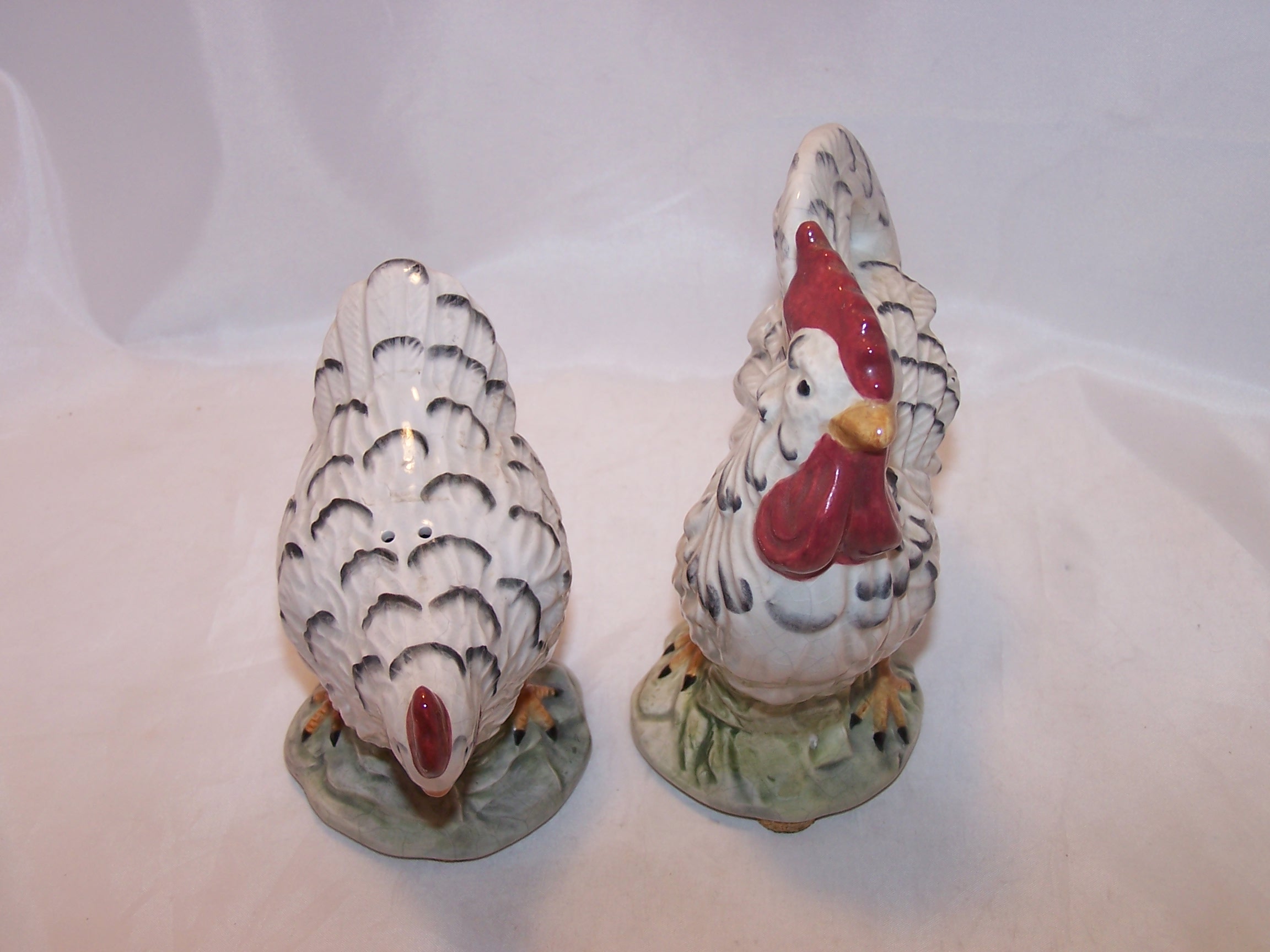 Chicken, Rooster Salt and Pepper Shakers, Large