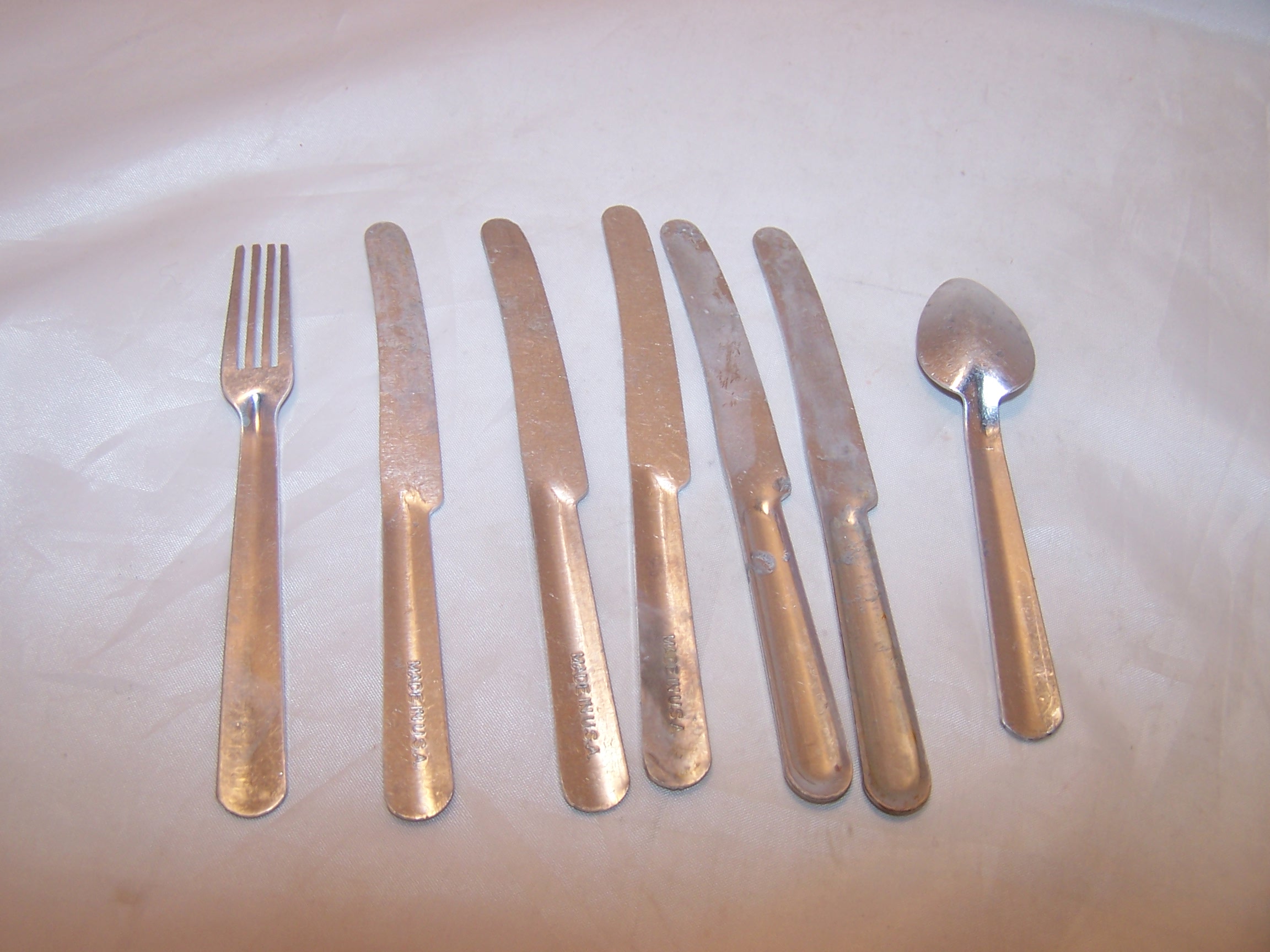 Image 1 of Toy Utensils, Aluminum, Vintage Toy, Group A