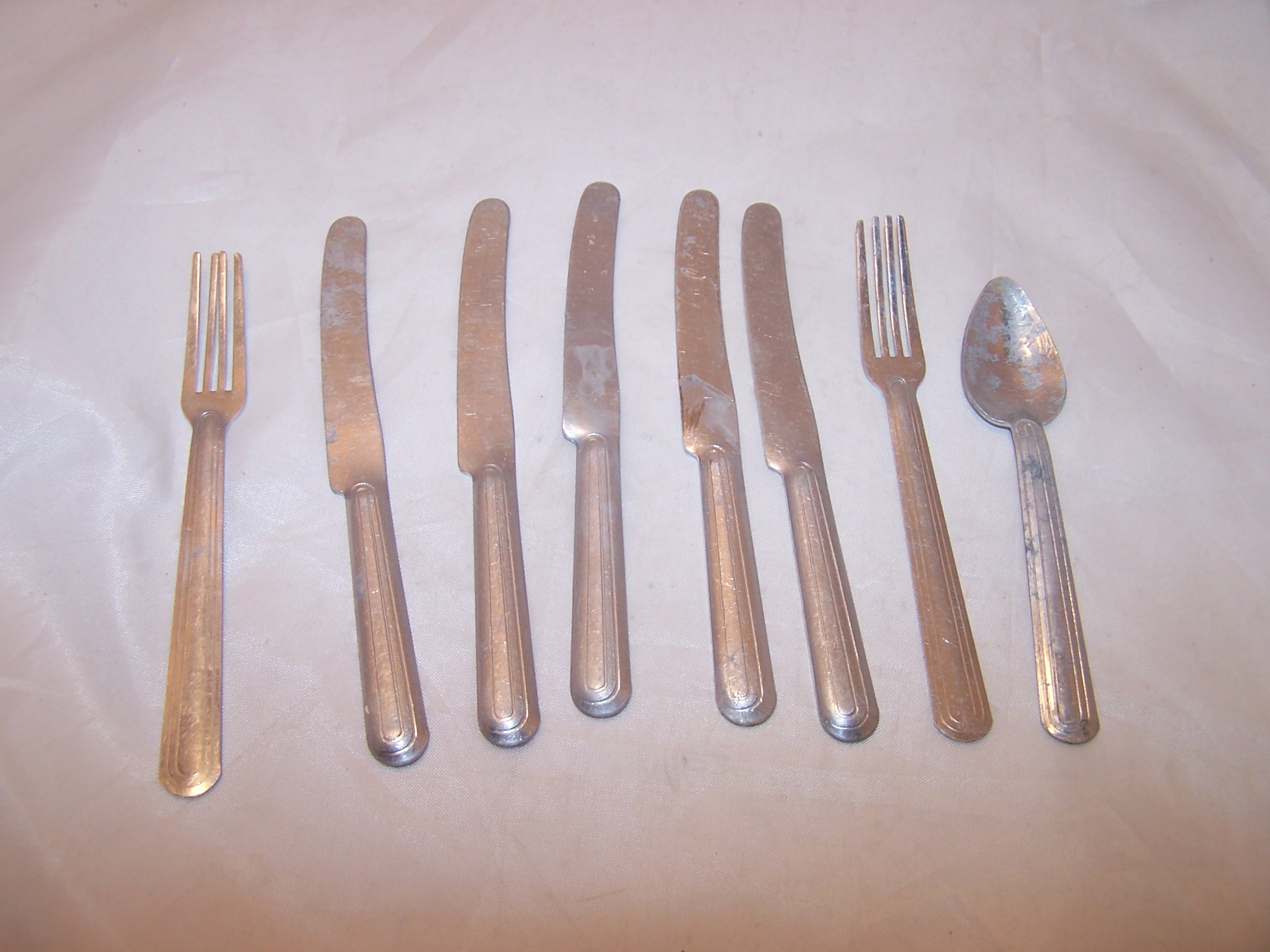 Toy Utensils, Aluminum, Vintage Toy, Group B