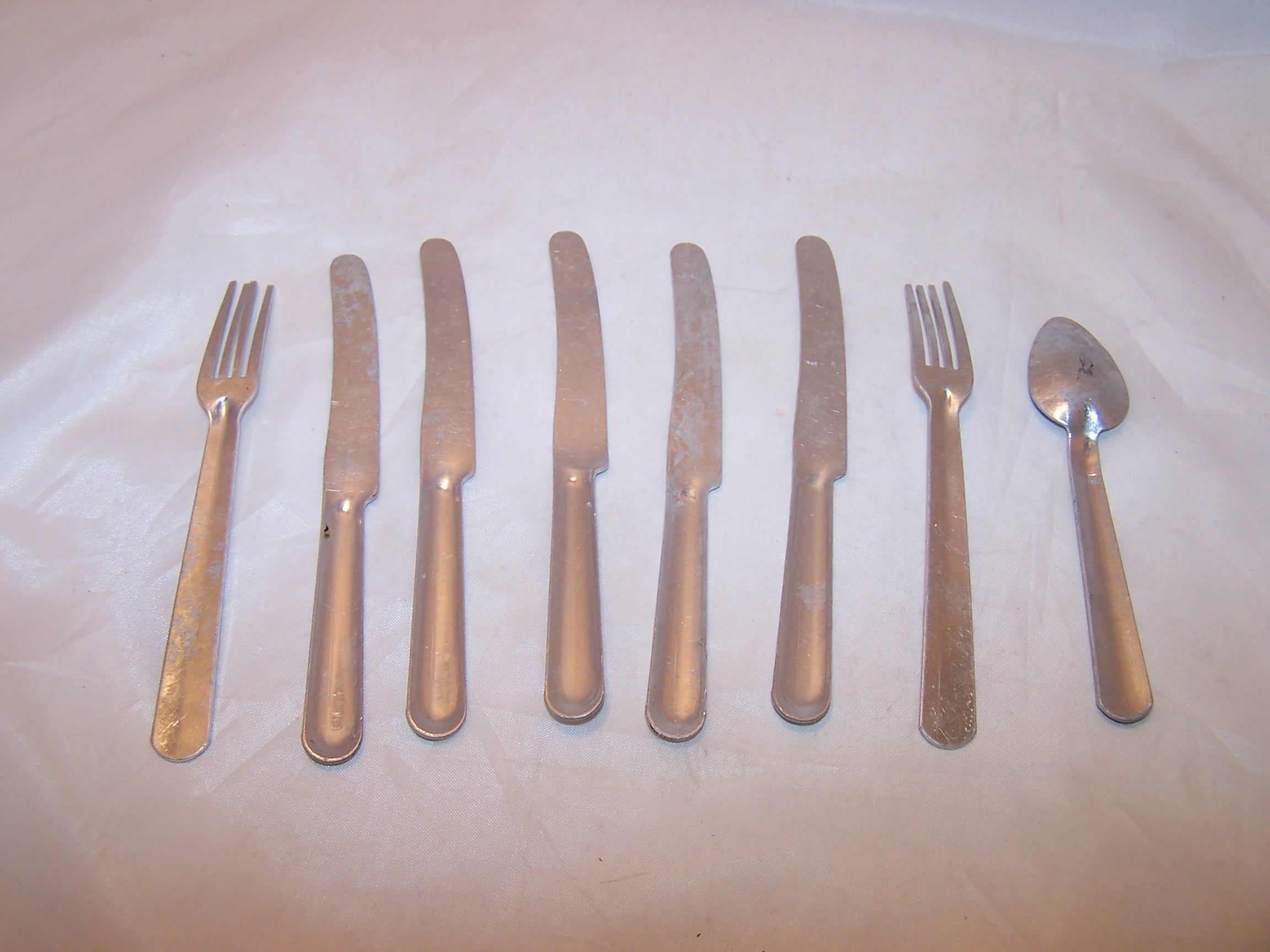 Image 1 of Toy Utensils, Aluminum, Vintage Toy, Group B